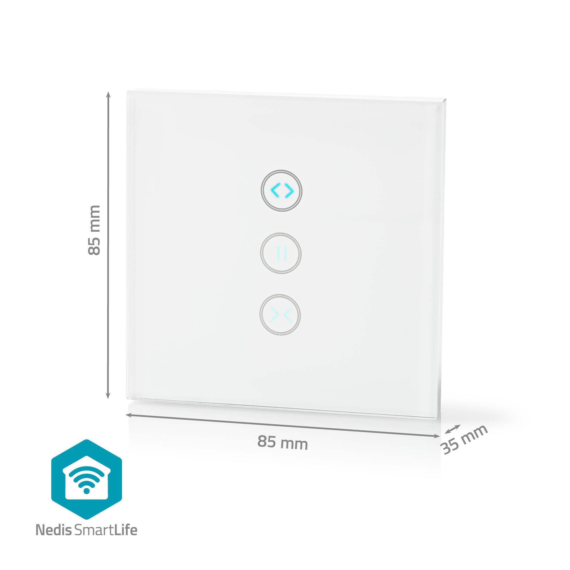 NEDIS Wandschalter SmartLife, Vohänge, Rolläden und Sonnenblenden, weiß NEDIS Wandschalter SmartLife, Vohänge, Rolläden und Sonnenblenden, weiß