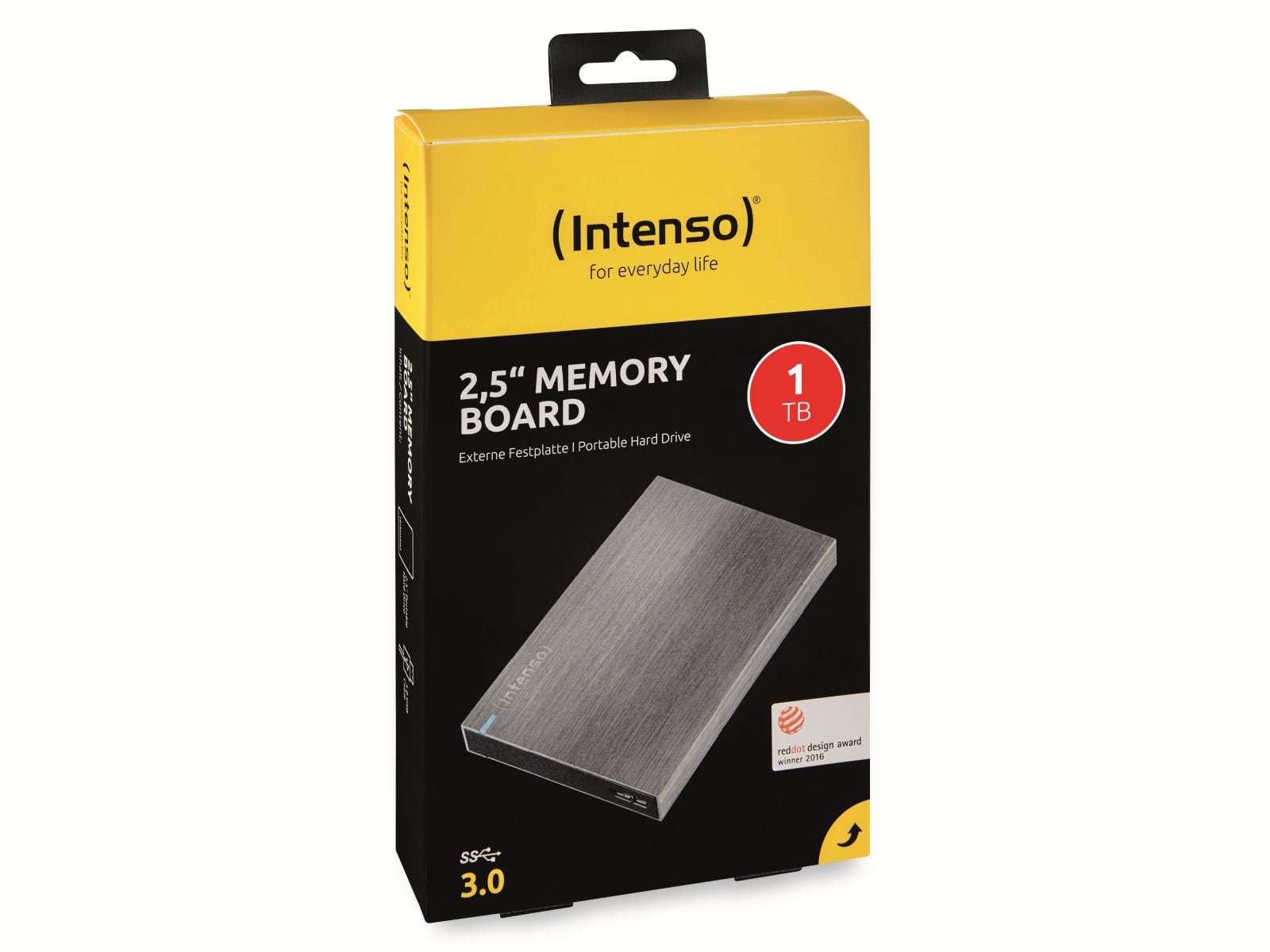 INTENSO USB 3.0 HDD Memory Board, 1 TB, 6,35 cm (2,5"), anthrazit