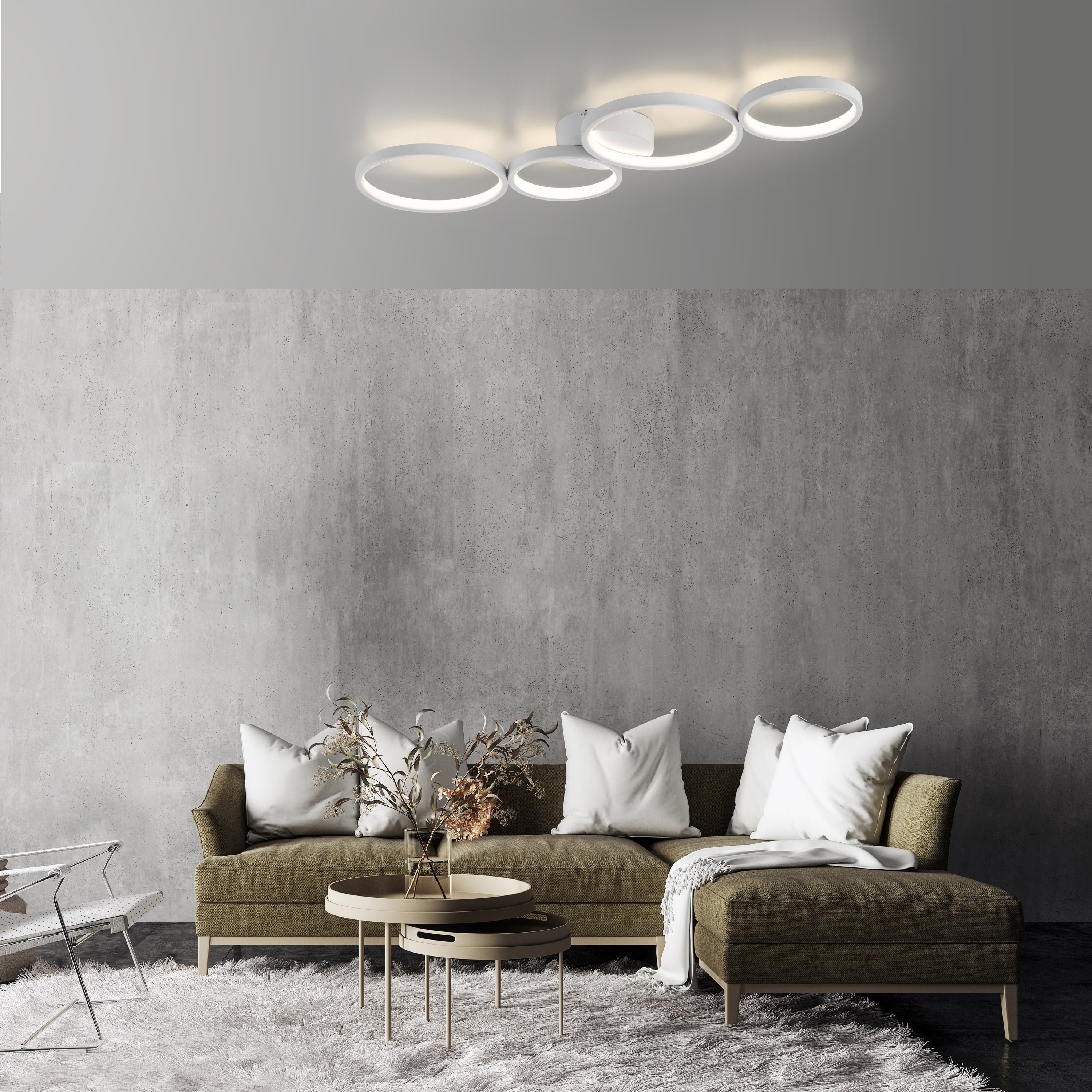 PAUL NEUHAUS LED-Deckenleuchte 6183-16 weiss, 26 W, 3700 lm, 3000 K PAUL NEUHAUS LED-Deckenleuchte 6183-16 weiss, 26 W, 3700 lm, 3000 K