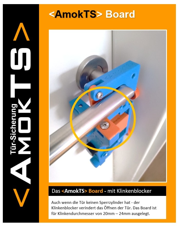AMOKTS Türsicherung Board Türsicherung Board