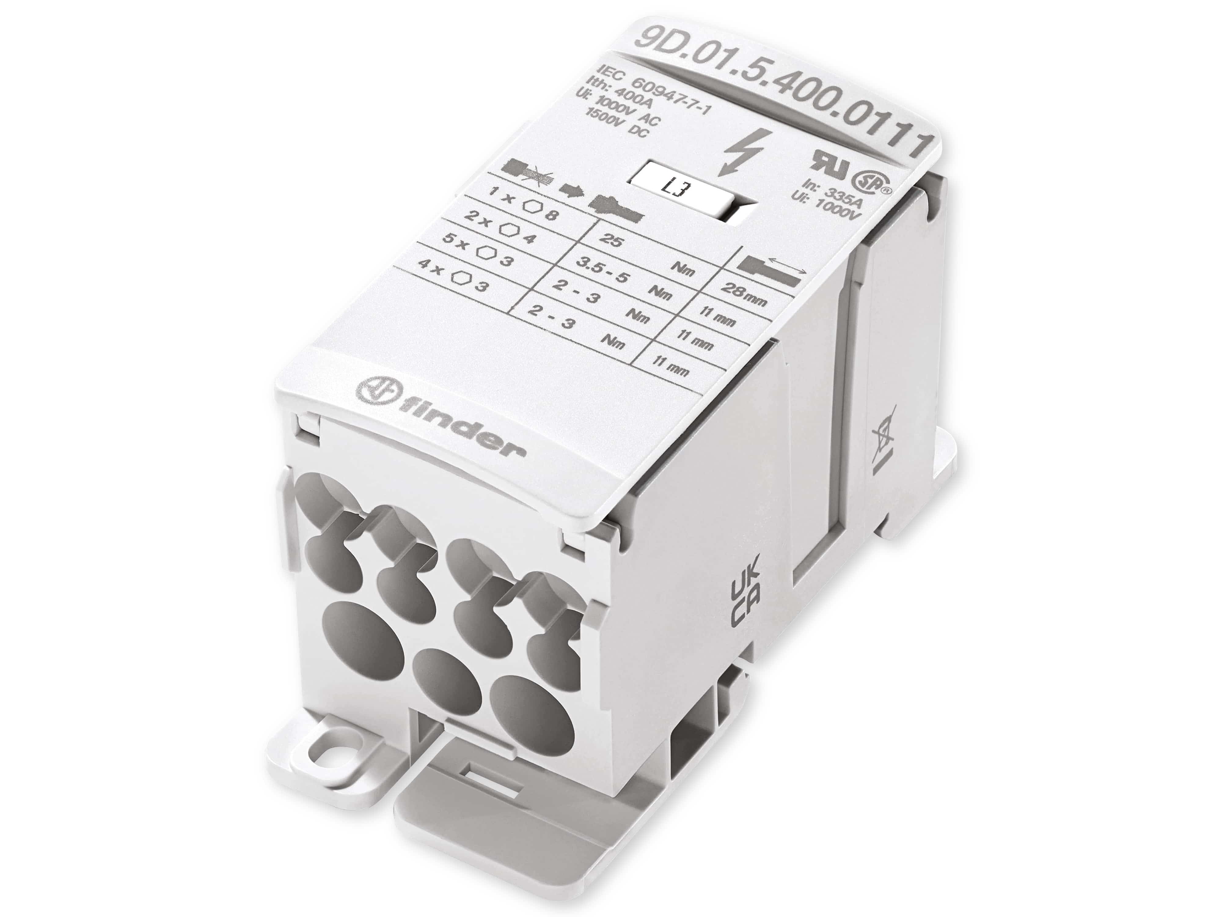 FINDER Terminal Block 9D.01.5.400.0111, 400 A FINDER Terminal Block 9D.01.5.400.0111, 400 A