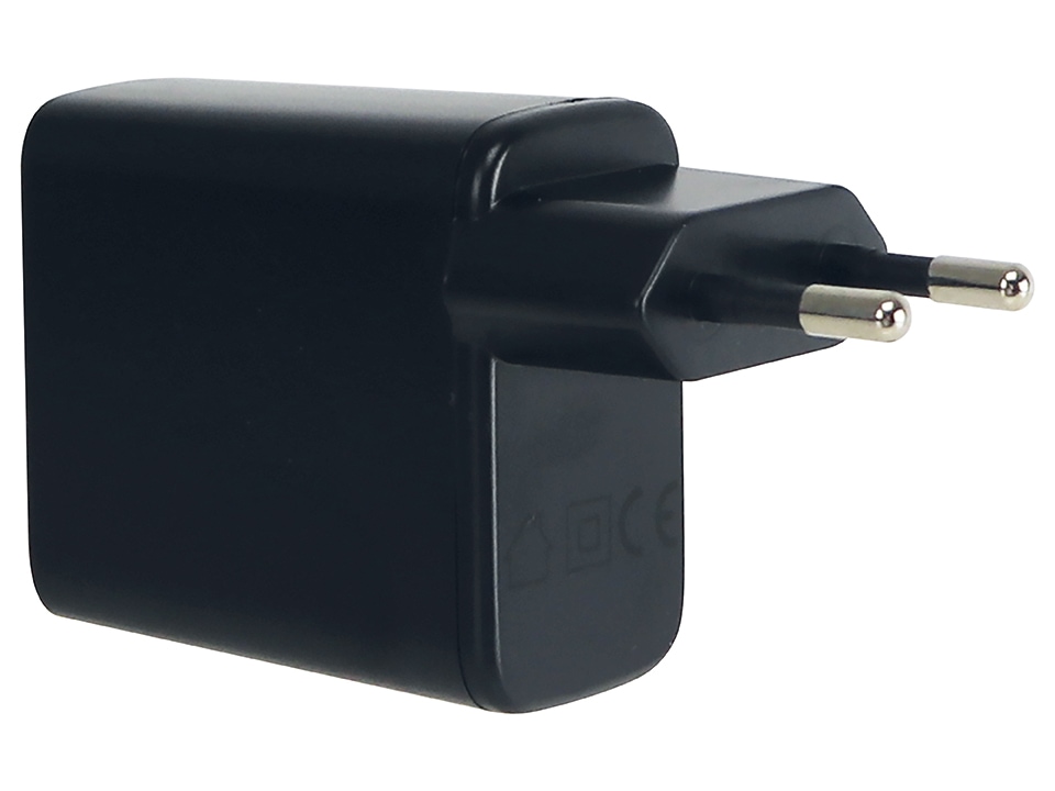 USB-Ladegerät, Dual, 2x 5V/2,4A, 24W, schwarz USB-Ladegerät, Dual, 2x 5V/2,4A, 24W, schwarz
