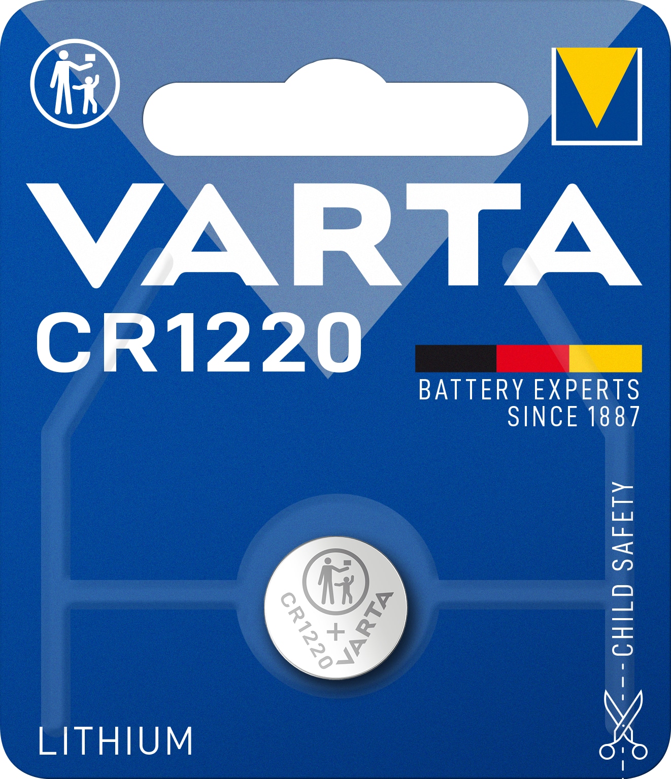 VARTA Lithium Knopfzelle CR1220 VARTA Lithium Knopfzelle CR1220
