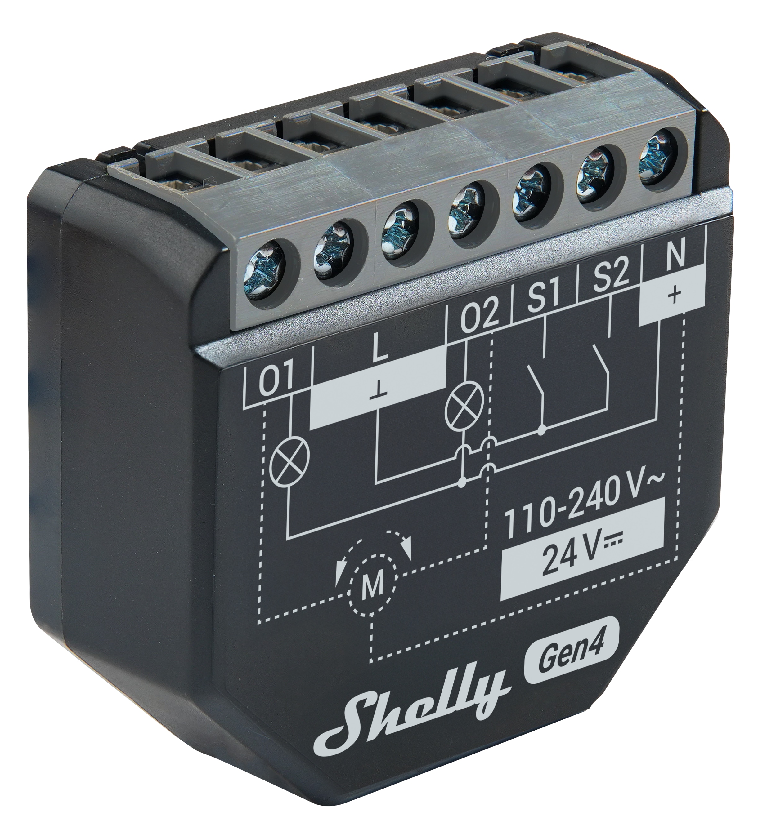 SHELLY WLAN-Schaltaktor 2PM Gen4, 2 Kanal, WLAN, Matter, Bluetooth SHELLY WLAN-Schaltaktor 2PM Gen4, 2 Kanal, WLAN, Matter, Bluetooth