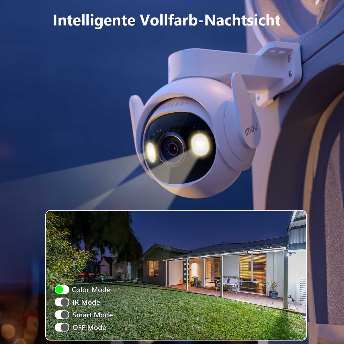 IMOU Überwachungskamera Cruiser 2 2K, außen, weiß
