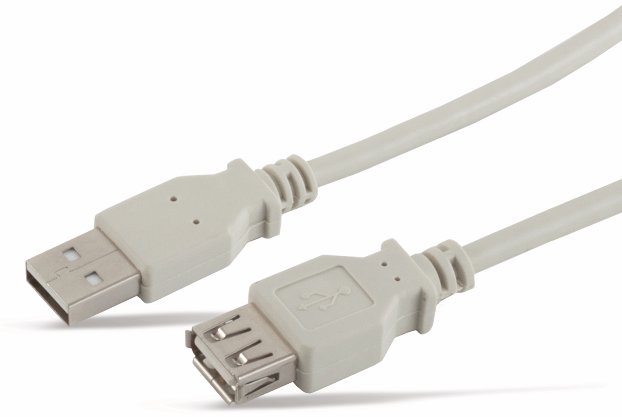 S-IMPULS USB2.0-Verlängerungskabel, A/A, 0,3 m, weiß S-IMPULS USB2.0-Verlängerungskabel, A/A, 0,3 m, weiß