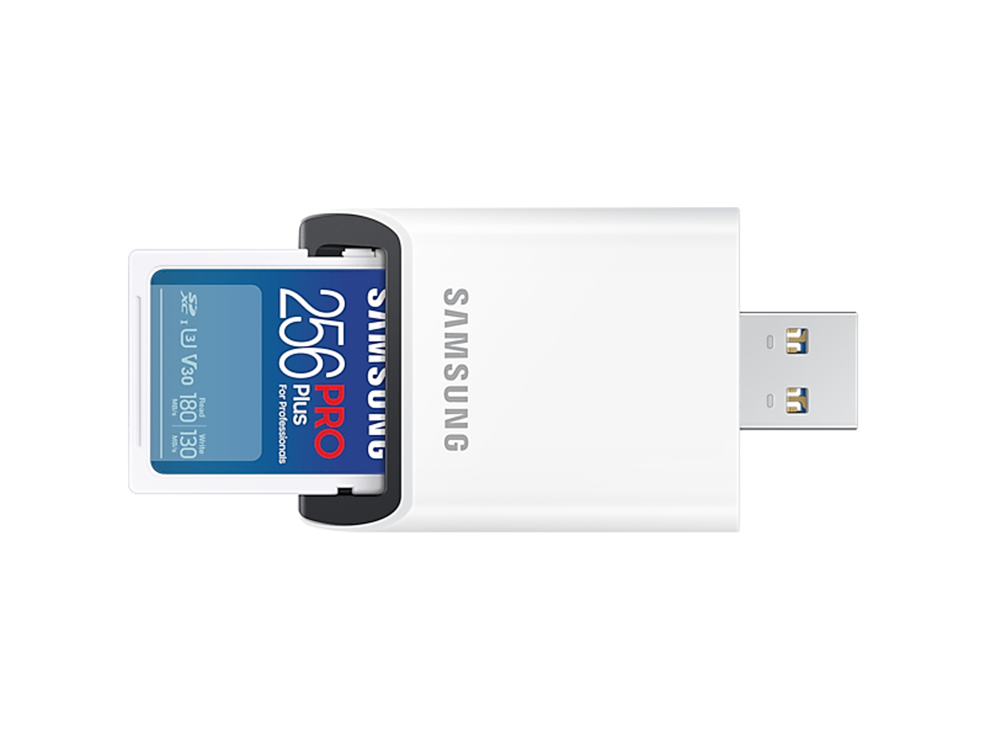 SAMSUNG SDXC-Speicherkarte PRO Plus (2023) 256GB inkl. USB-Kartenleser SAMSUNG SDXC-Speicherkarte PRO Plus (2023) 128GB inkl. USB-Kartenleser