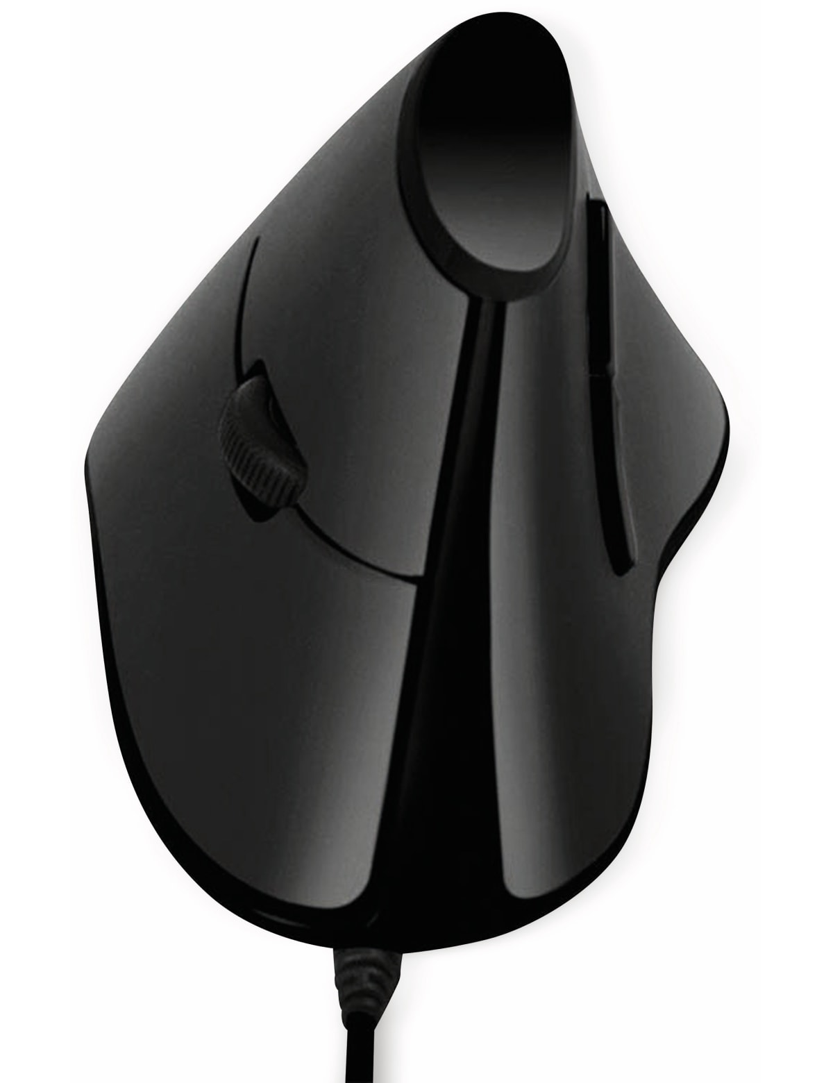 LOGILINK Ergonomic-Maus ID0158, USB, vertical, schwarz