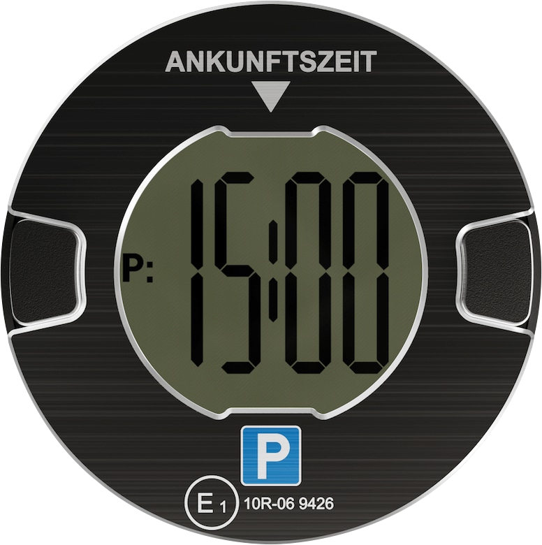 OOONO Elektronische Parkscheibe, P-DISC NO1, schwarz