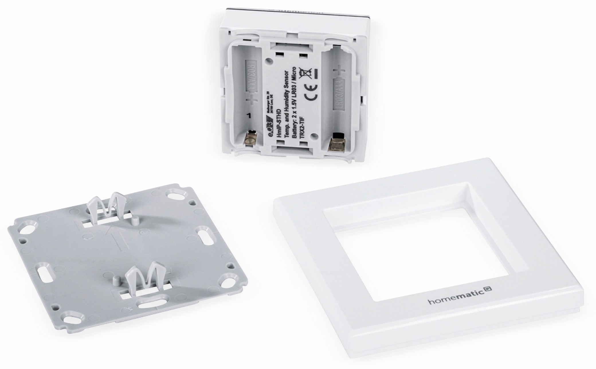 HOMEMATIC IP Smart Home 150180A0, Temp. und Luftfeucht. Sensor mit Display, 2 Stück HOMEMATIC IP Smart Home 150180A0, Temp. und Luftfeucht. Sensor mit Display, 2 Stück