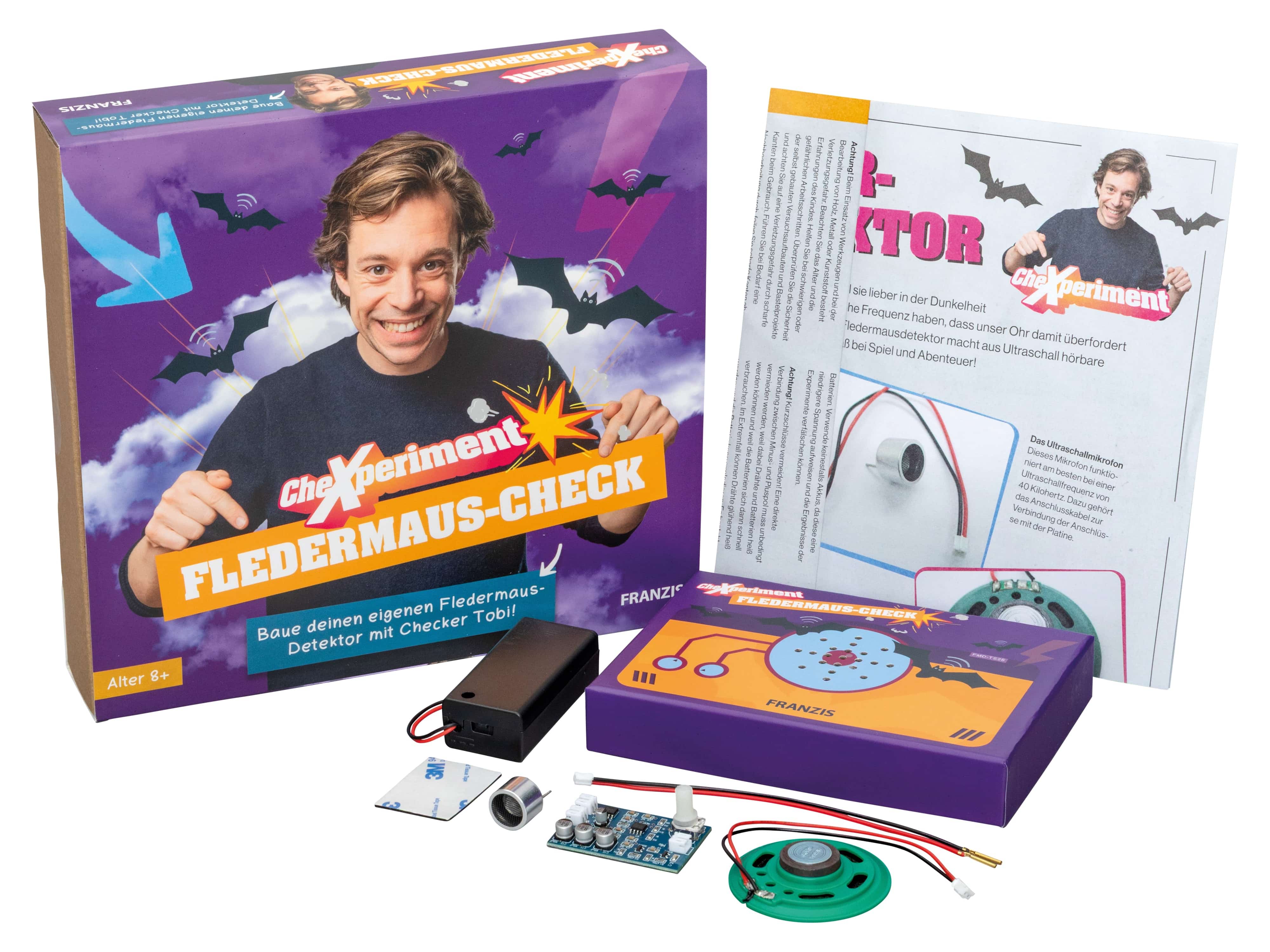 FRANZIS CheXperiment Fledermaus-Check (Checker Tobi) 67248 FRANZIS CheXperiment Fledermaus-Check (Checker Tobi) 67248