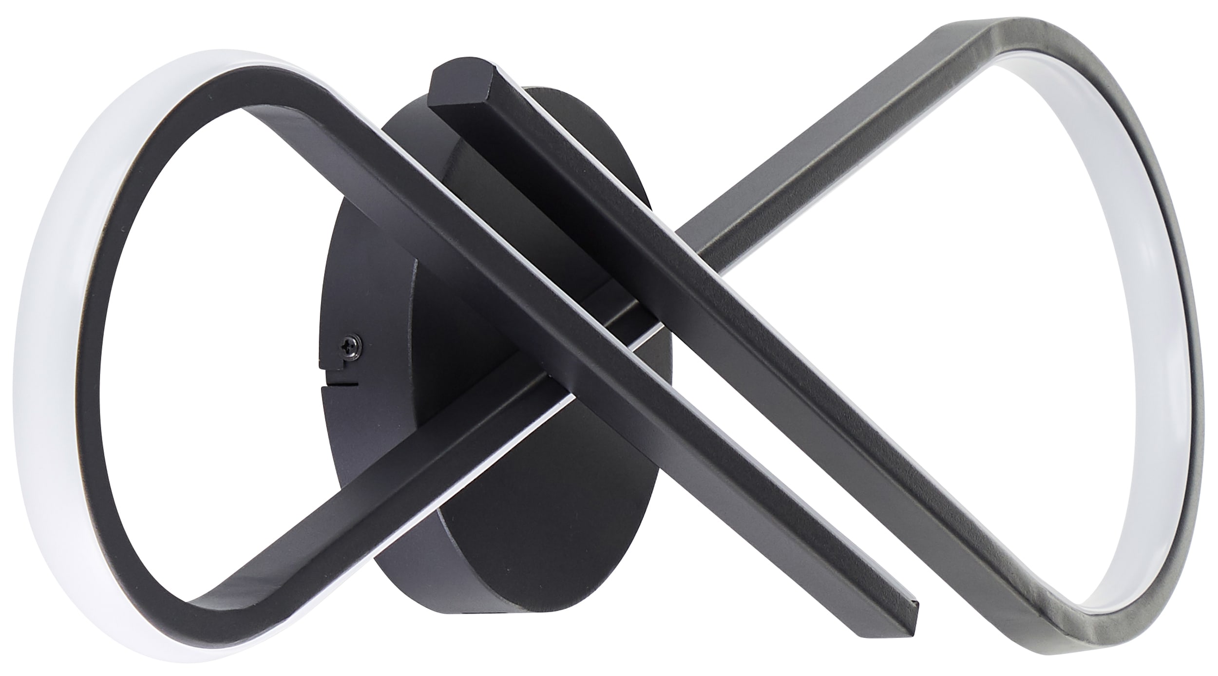 BRILLIANT LED-Deckenleuchte, 24 W, 3000 K, 2800 lm, warmweiß, IP20, schwarz BRILLIANT LED-Deckenleuchte, 24 W, 3000 K, 2800 lm, warmweiß, IP20, schwarz