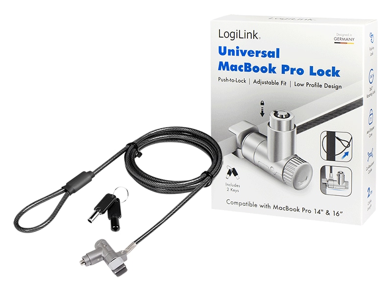 LOGILINK MacBook Pro Notebookschloss NBS015 LOGILINK MacBook Pro Notebookschloss NBS015