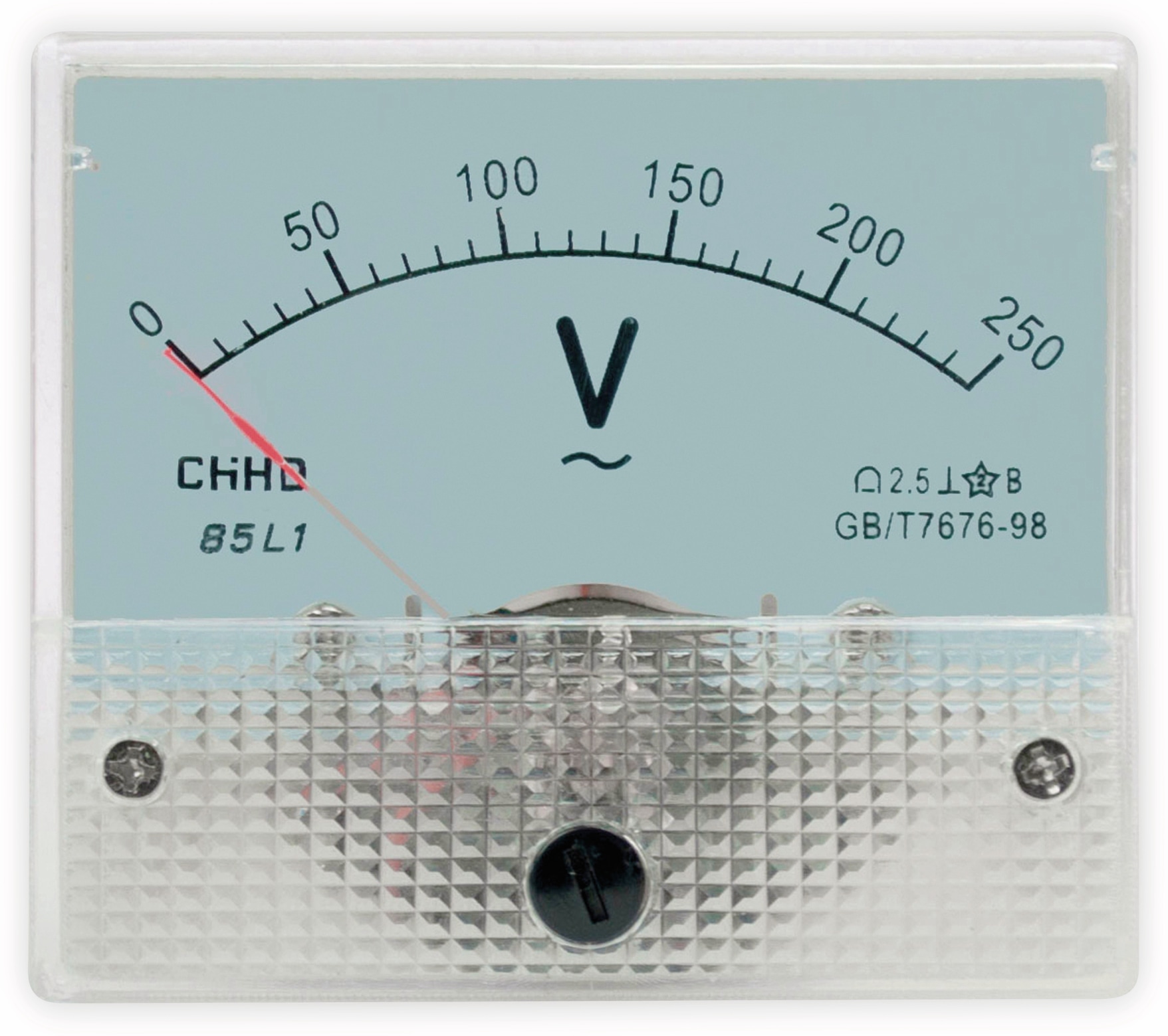 Einbau-Messinstrument, 0...250 V~