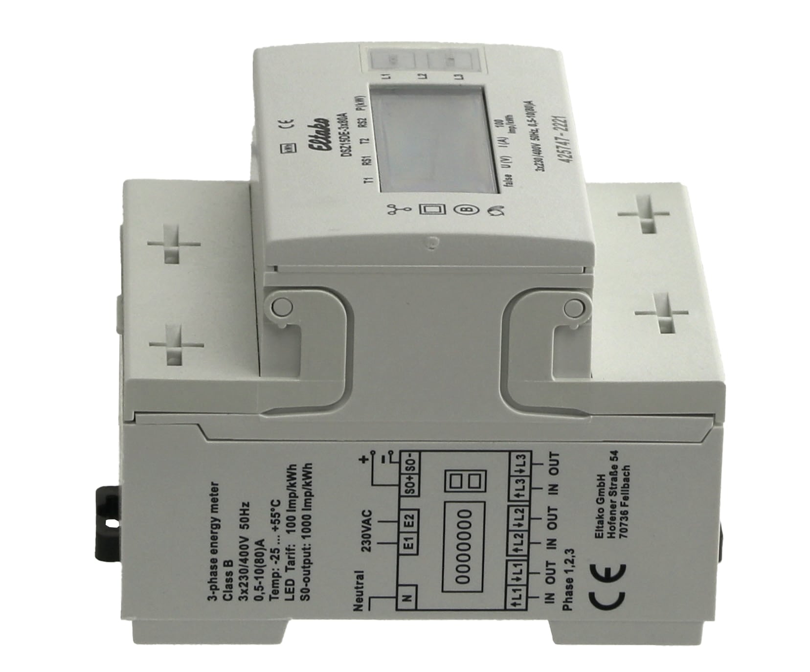 ELTAKO Drehstromzähler DSZ15DE-3x80A ELTAKO Drehstromzähler DSZ15DE-3x80A