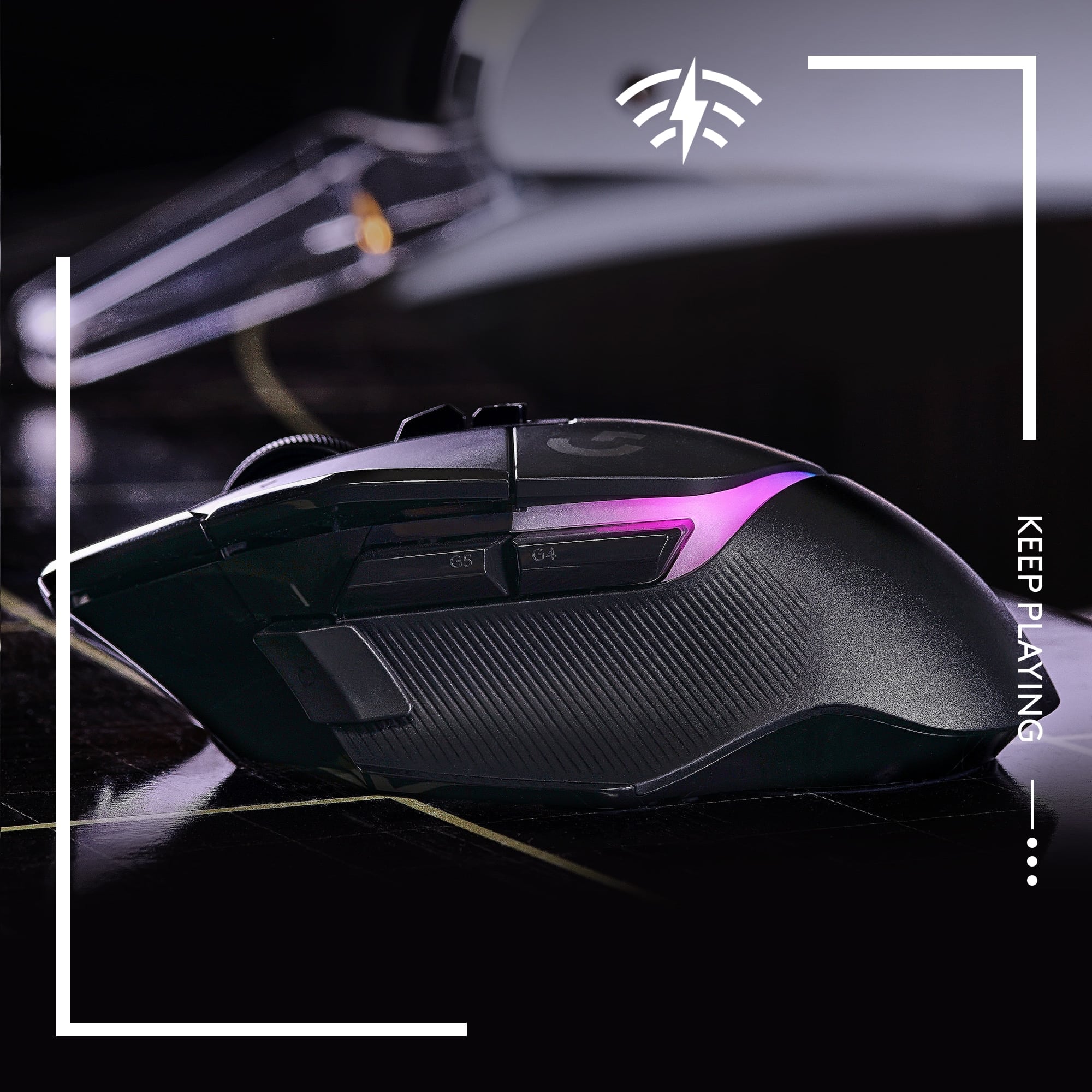 LOGITECH Gaming Maus G502 X Plus Lightspeed schwarz LOGITECH Gaming Maus G502 X Plus Lightspeed schwarz