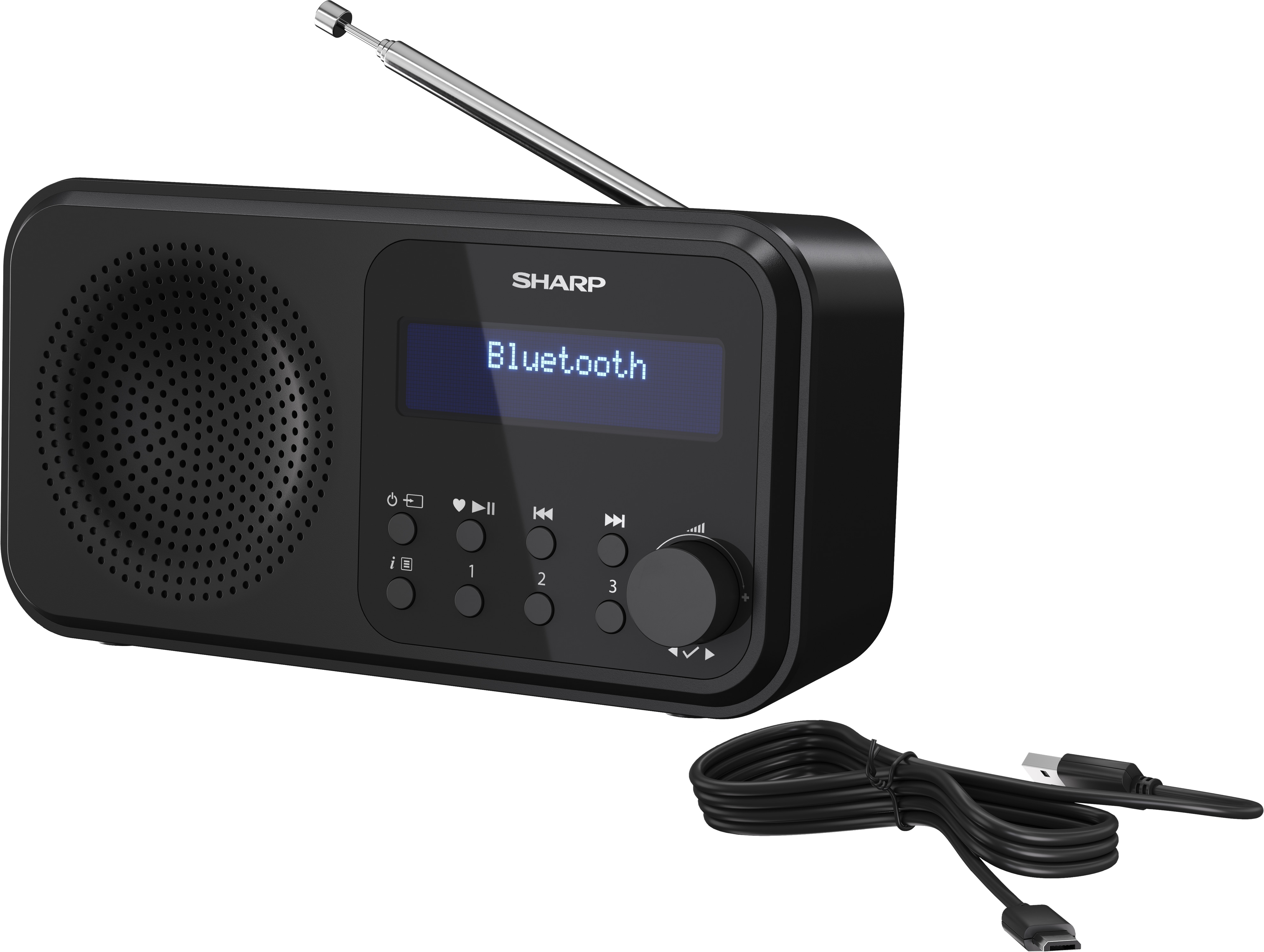 SHARP Digitalradio-tragbar DR-P420, schwarz, DAB+, Bluetooth, USB SHARP Digitalradio-tragbar DR-P420, schwarz, DAB+, Bluetooth, USB