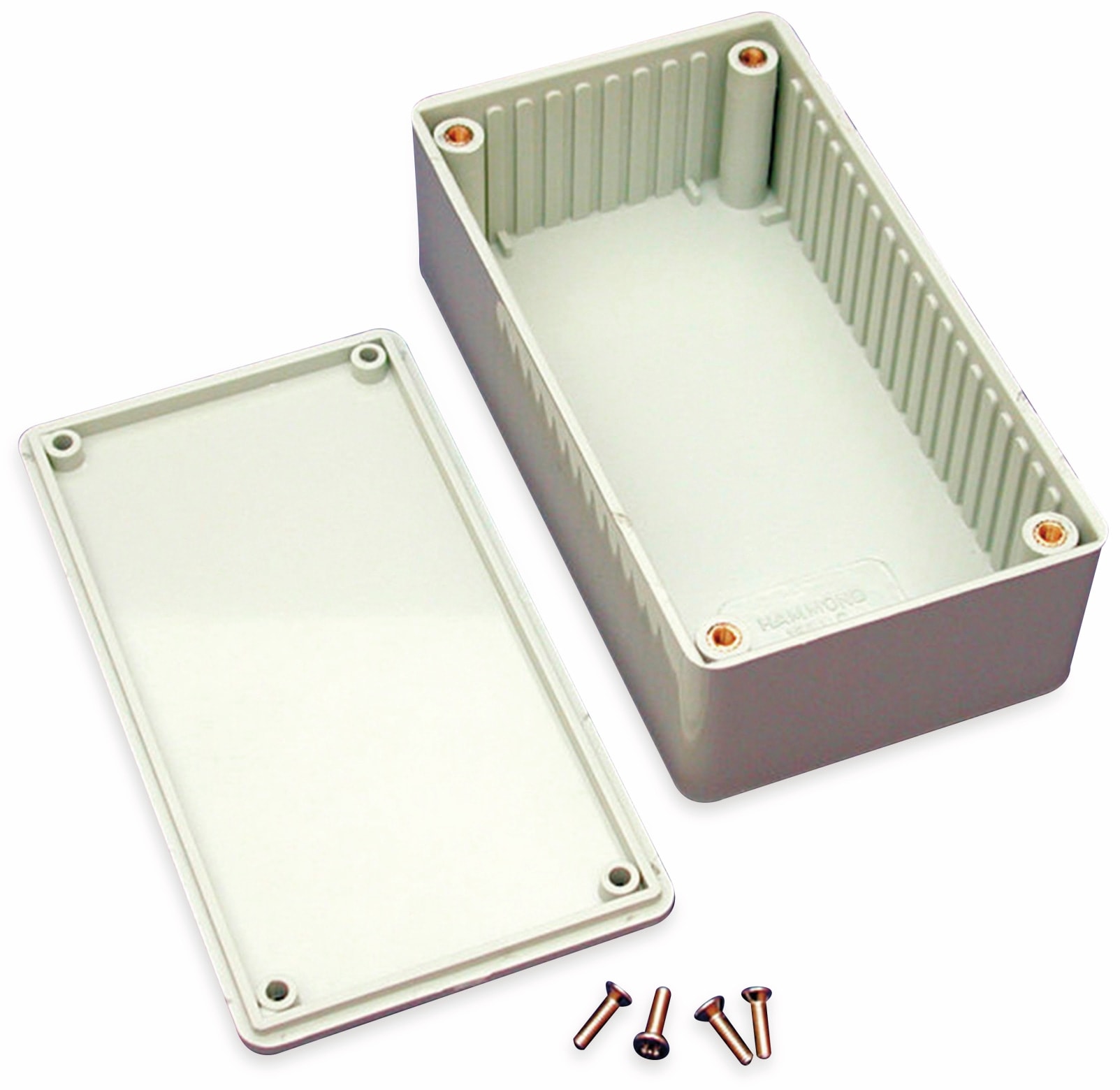 HAMMOND Mehrzweck-Gehäuse, 1591CGY, 120x65x40 mm HAMMOND Mehrzweck-Gehäuse, 1591CGY, 120x65x40 mm