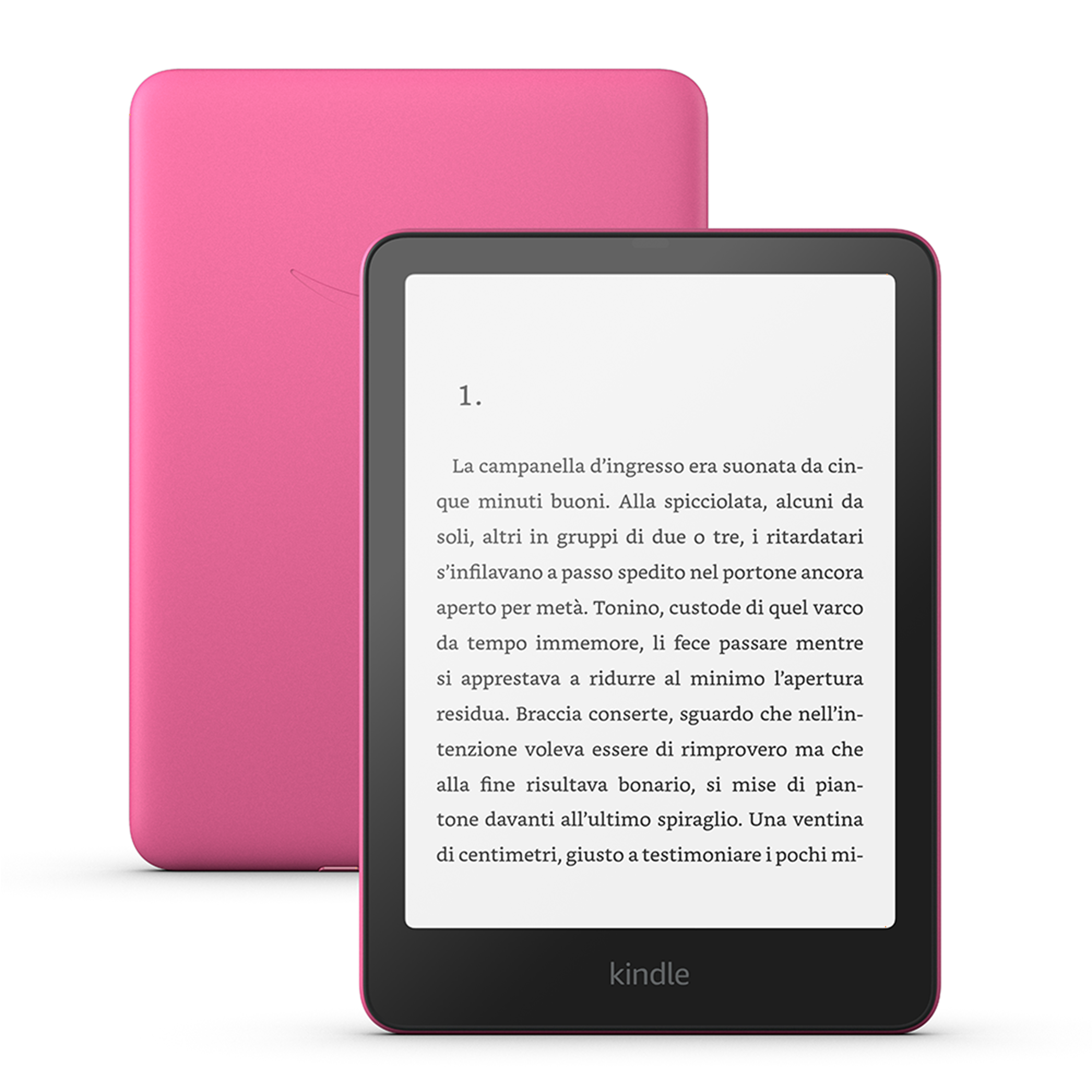 AMAZON E-Book Reader Kindle Paperhwite (2024) pink mit Werbung