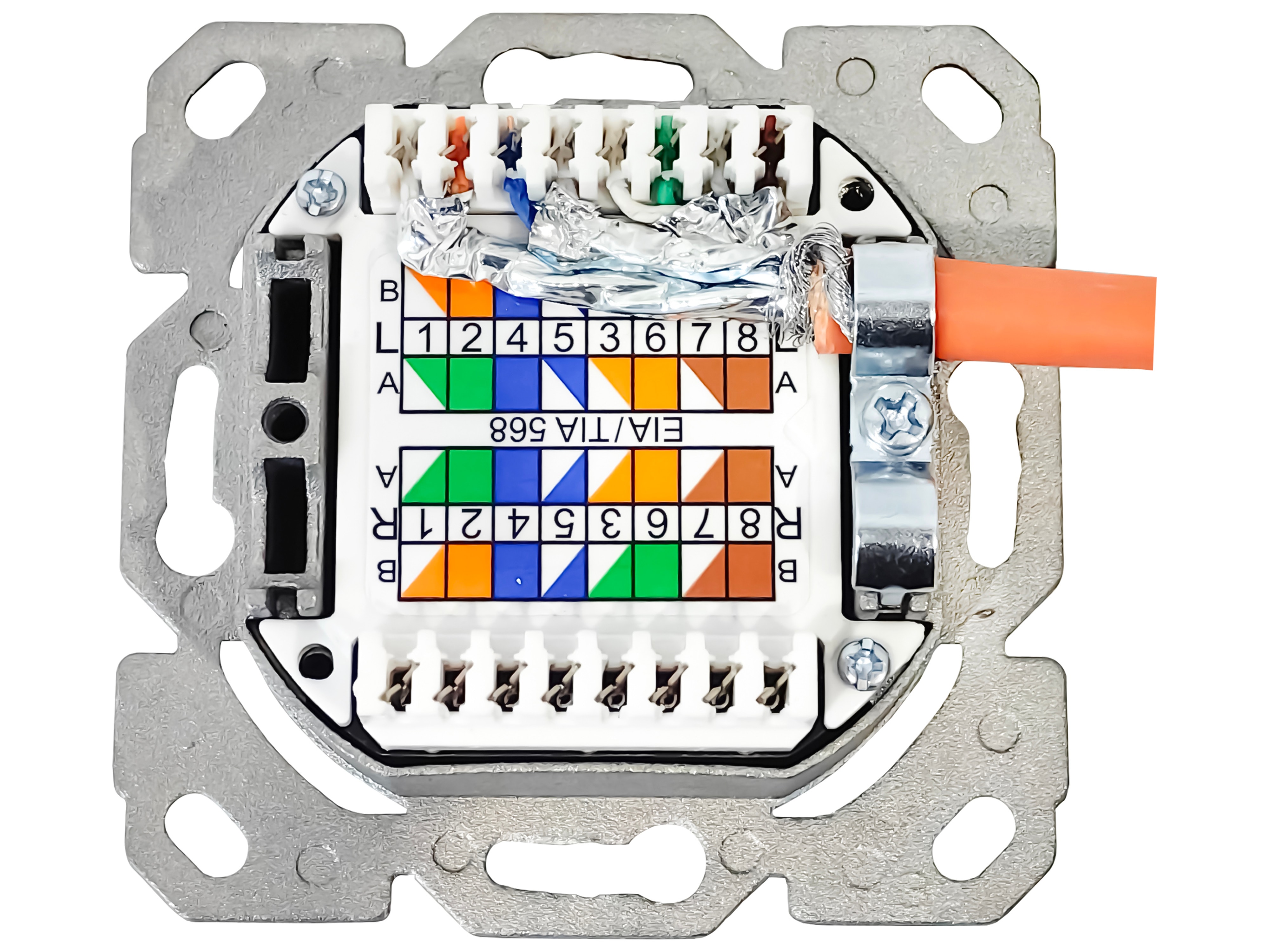 RED4POWER CAT.6 Datendose R4-N103, AP/UP RED4POWER CAT.6 Datendose R4-N103, AP/UP