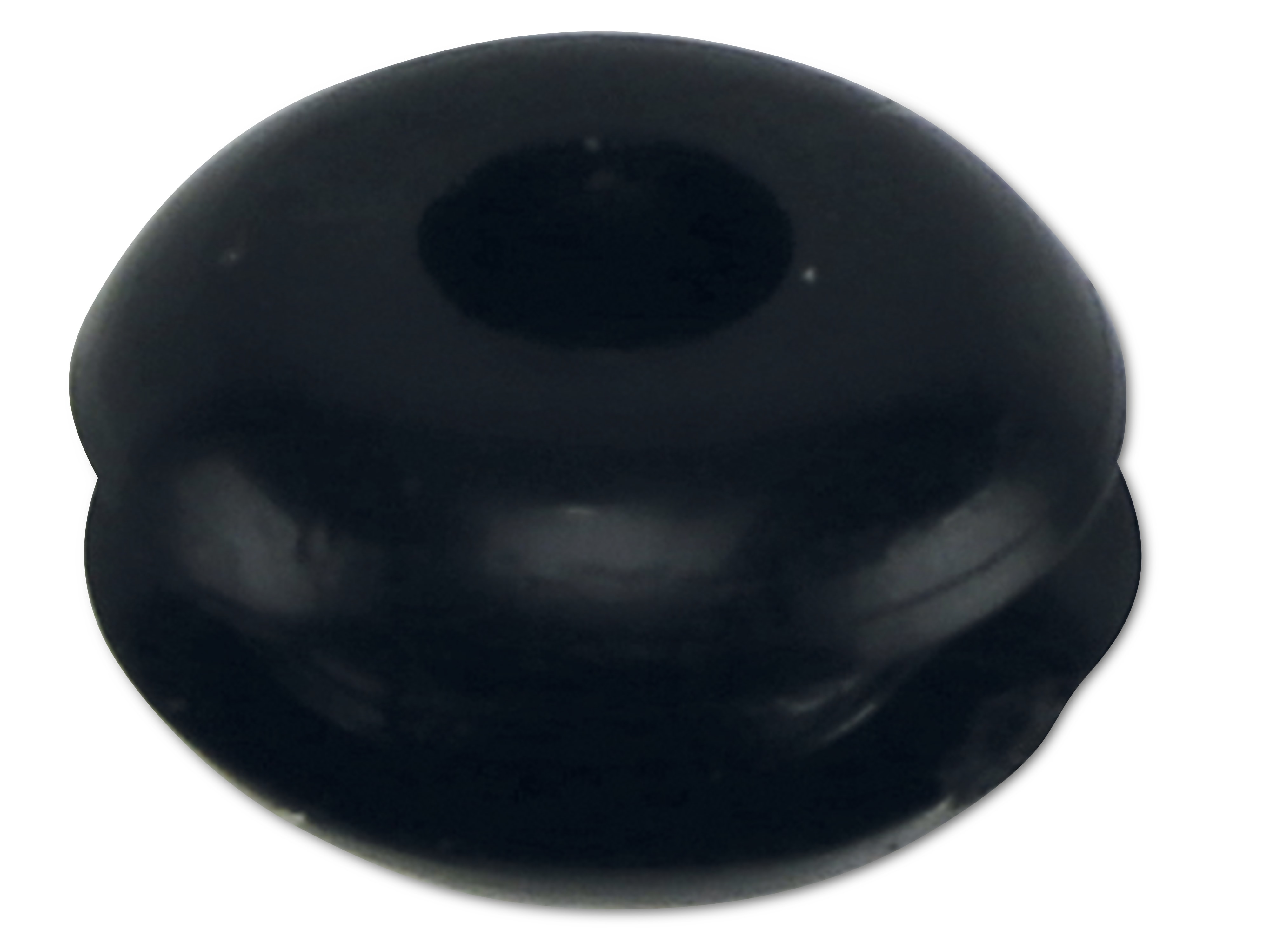 KSS Kabeldurchführungstülle PVC, schwarz, Plattenstärke 1,7, Loch-Ø 3, offen, 1 Stück KSS Kabeldurchführungstülle PVC, schwarz, Plattenstärke 1,7, Loch-Ø 3, offen, 1 Stück