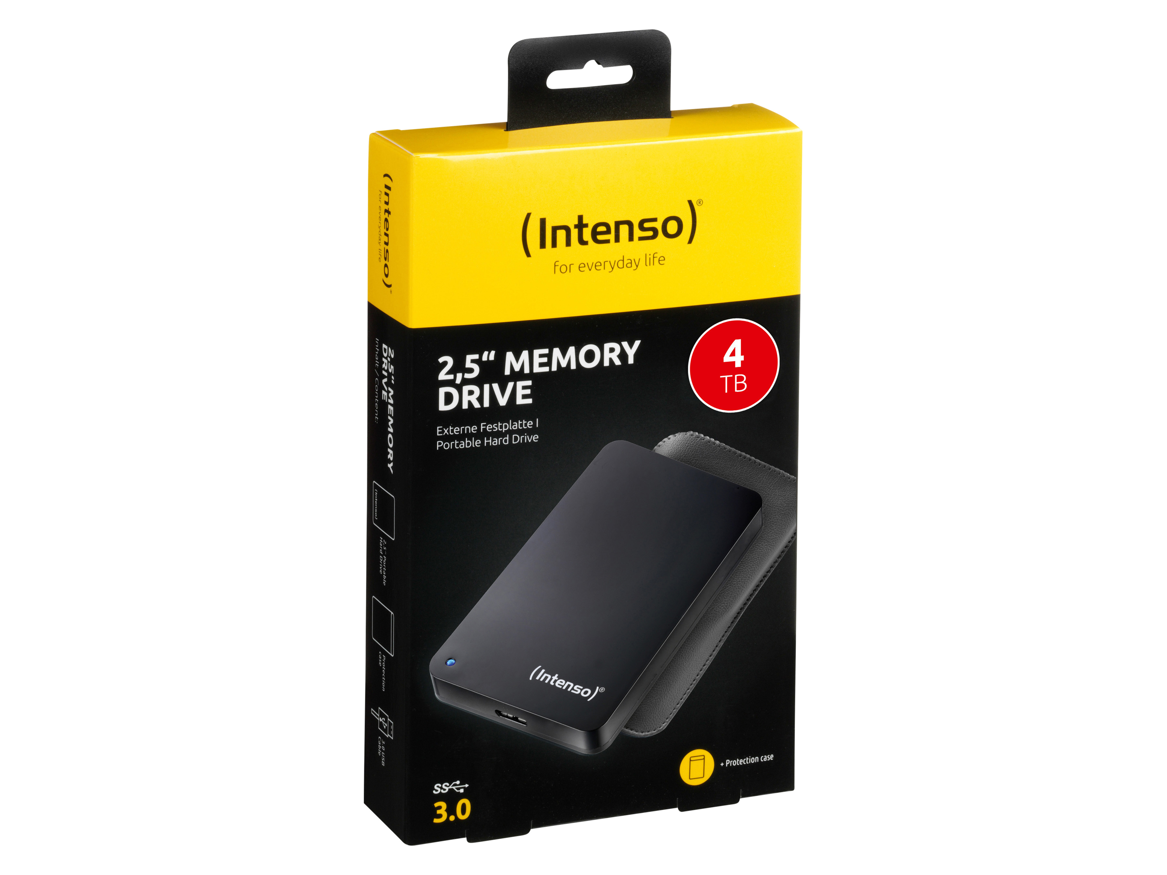 INTENSO USB 3.0 HDD Memory Drive, 4TB, 6,35 cm (2,5") INTENSO USB 3.0 HDD Memory Drive, 4TB, 6,35 cm (2,5")