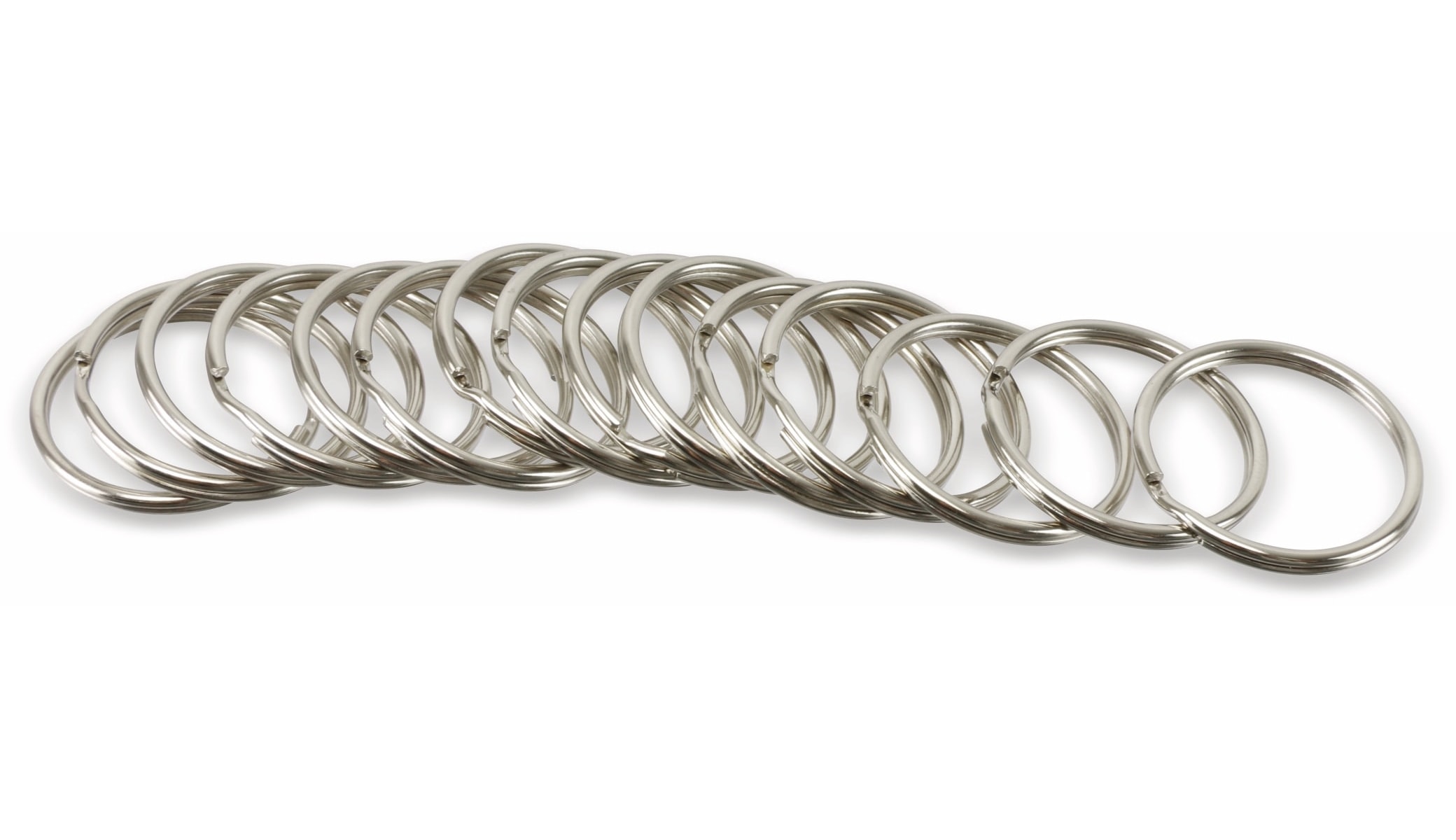 Schlüsselringe, 30mm, 100 Stück Schlüsselringe, 30mm, 100 Stück