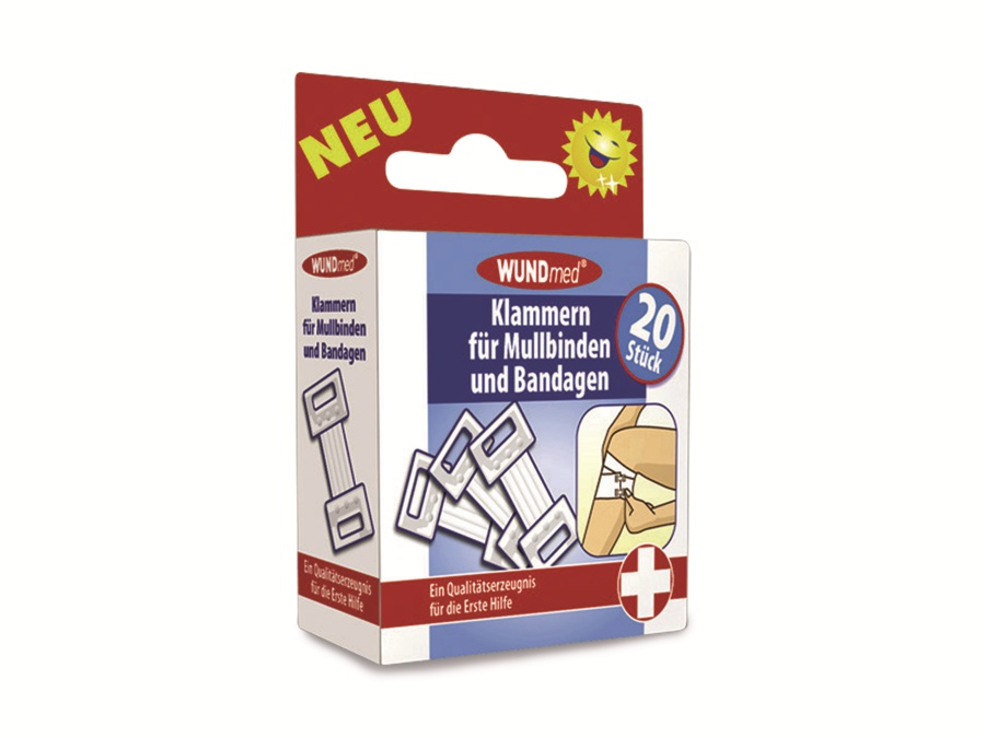 WUNDMED Klammern für Mullbinden und Bandagen WUNDMED Klammern für Mullbinden und Bandagen