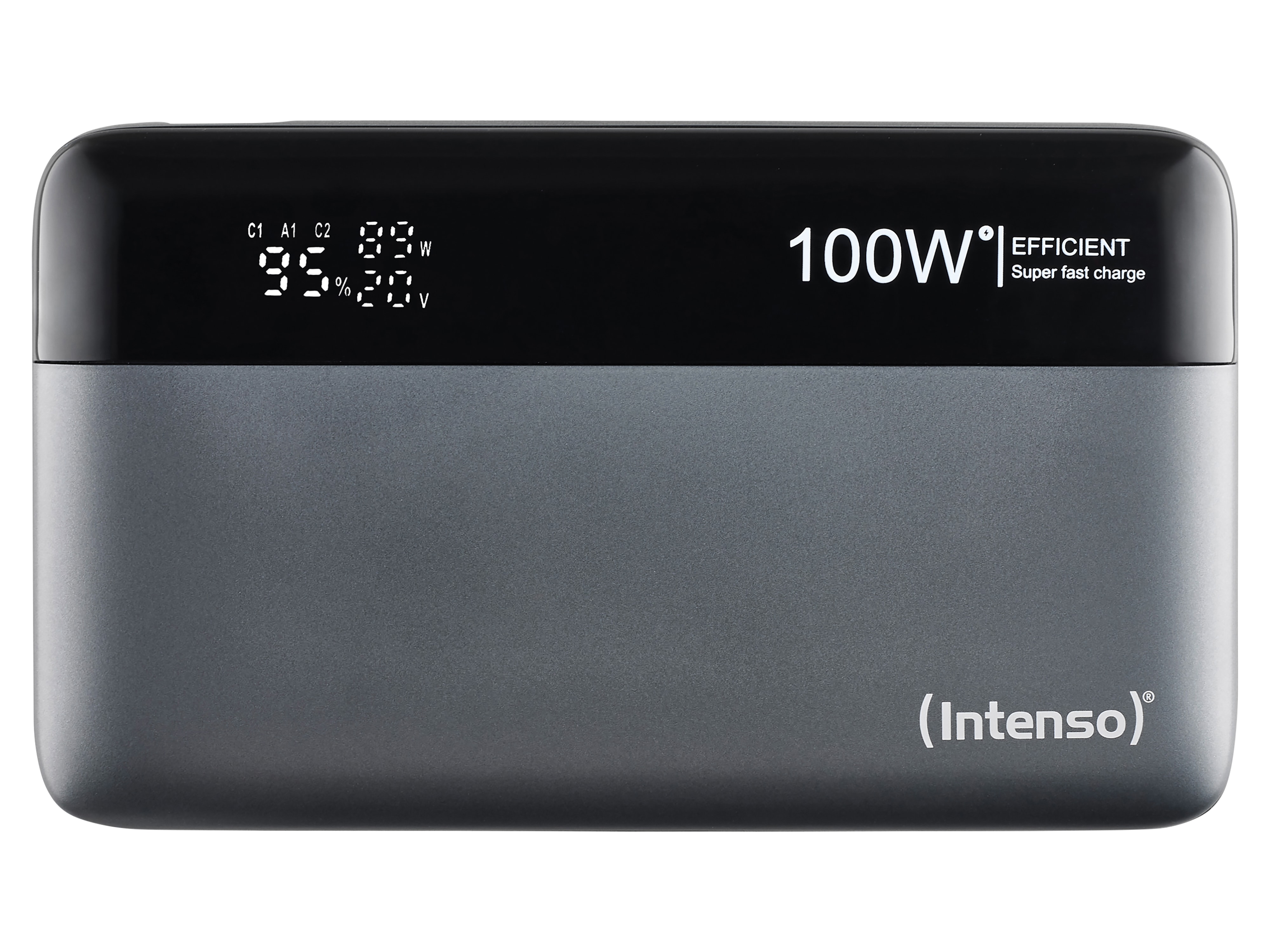 INTENSO USB Powerbank 7350050, HE20000, 20.000mAh, 100 W, grau INTENSO USB Powerbank 7350050, HE20000, 20.000mAh, 100 W, grau