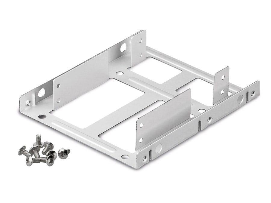GOOBAY Einbaurahmen für 2x 6,35 cm (2,5")-Festplatten GOOBAY Einbaurahmen für 2x 6,35 cm (2,5")-Festplatten
