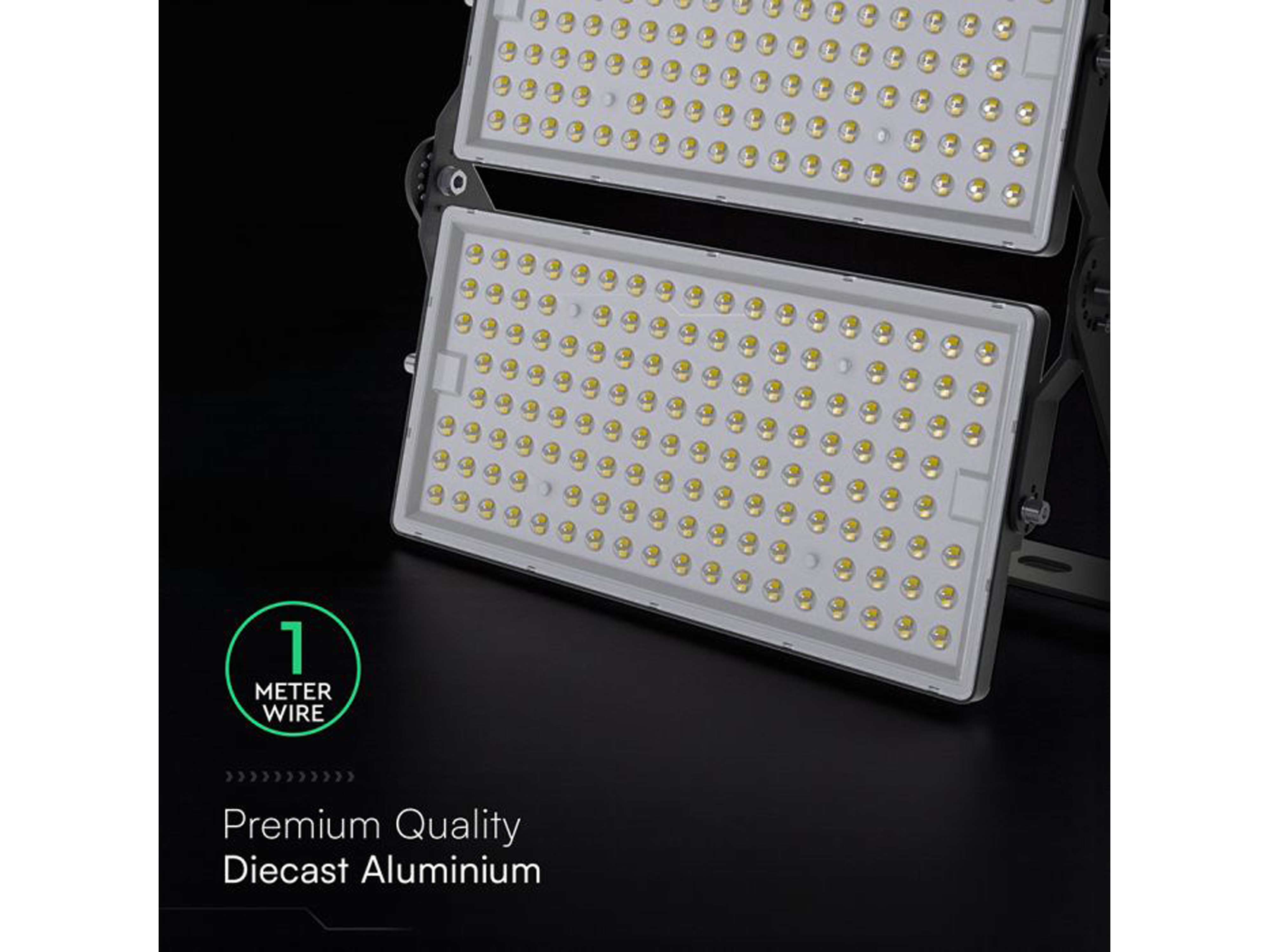 V-TAC LED-Fluter VT-48500, 500W, 4000K, EEK: D, 67500lm, neutralweiß, IP65, schwarz