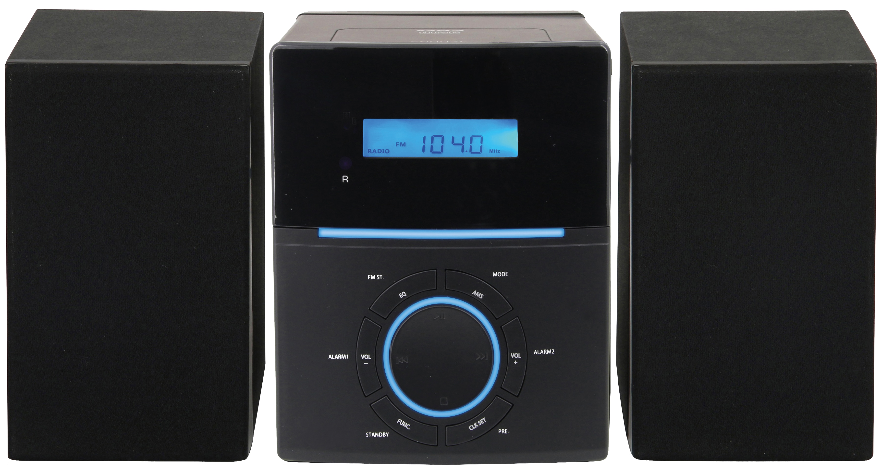 DENVER Mini-Stereoanlage MCA-240, CD-Player, UKW-Radio, schwarz DENVER Mini-Stereoanlage MCA-240, CD-Player, UKW-Radio, schwarz
