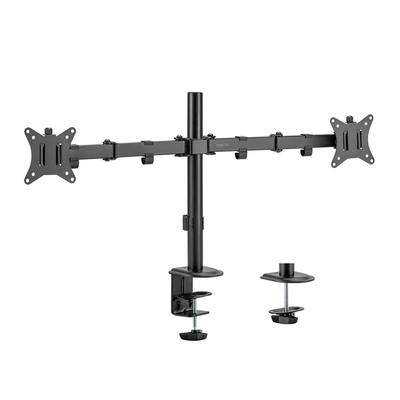 LOGILINK Monitorhalterung BP0172 2fach 17-32, Aluminium LOGILINK Monitorhalterung BP0172, 2-fach, 43,2 - 81,3 cm (17" - 32"), Aluminium