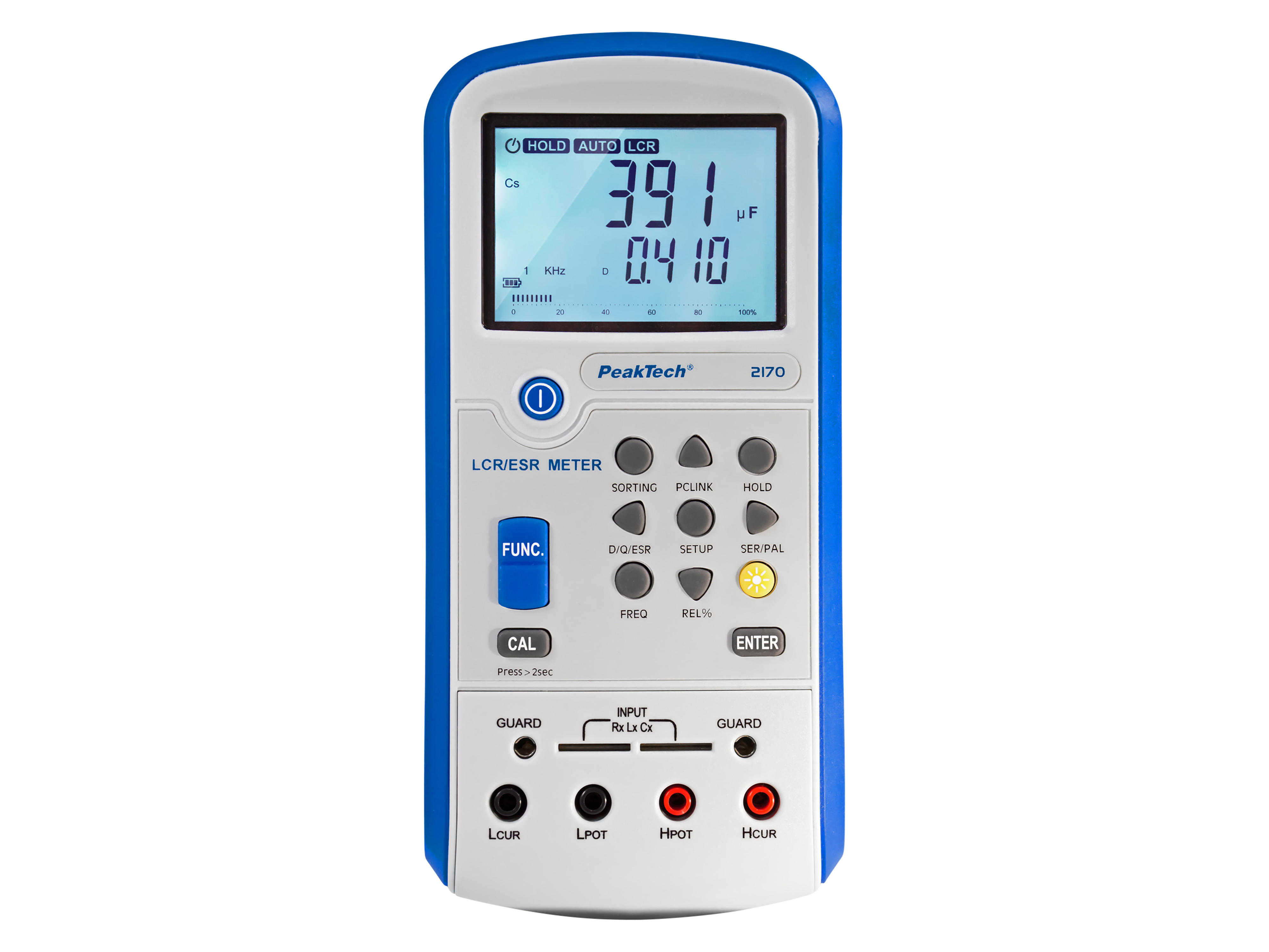 PEAKTECH LCR-/ESR Meter, P 2170, 100 Hz - 100 kHz, mit USB PEAKTECH LCR-/ESR Meter, P 2170, 100 Hz - 100 kHz, mit USB