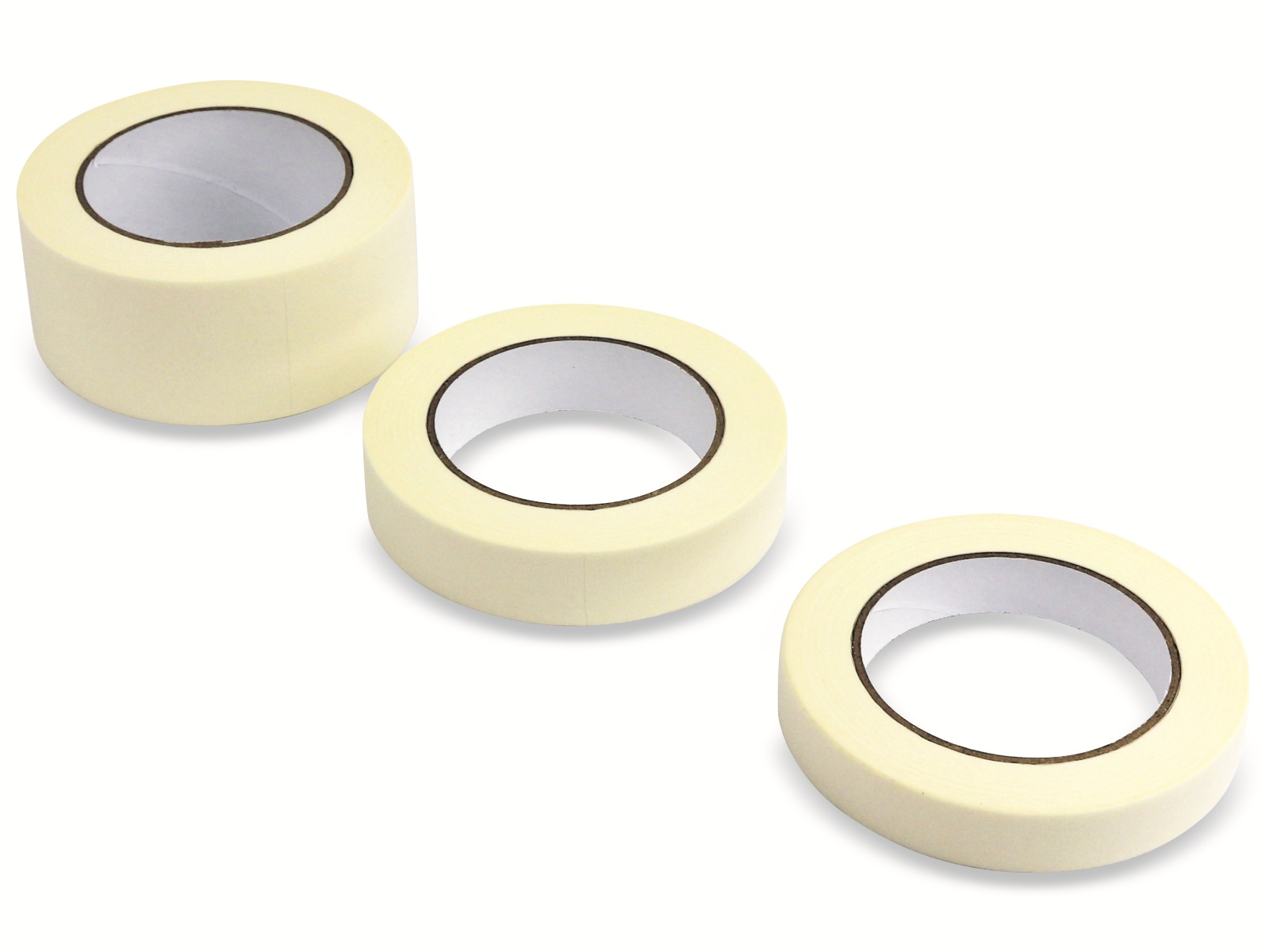 KINZO Abdeck-Klebeband-Set 3-teilig, 19/25/50 mm x 50 m KINZO Abdeck-Klebeband-Set 3-teilig, 19/25/50 mm x 50 m