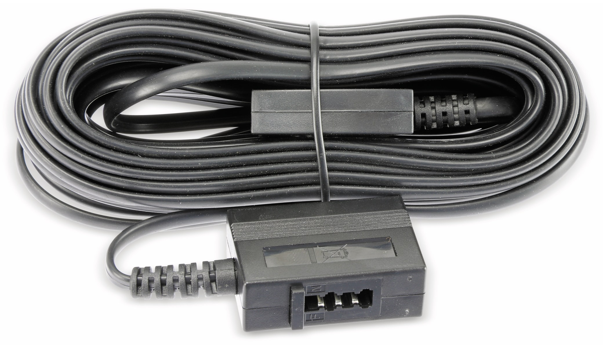 S-IMPULS Telefon-Verlängerung, 10 m, schwarz