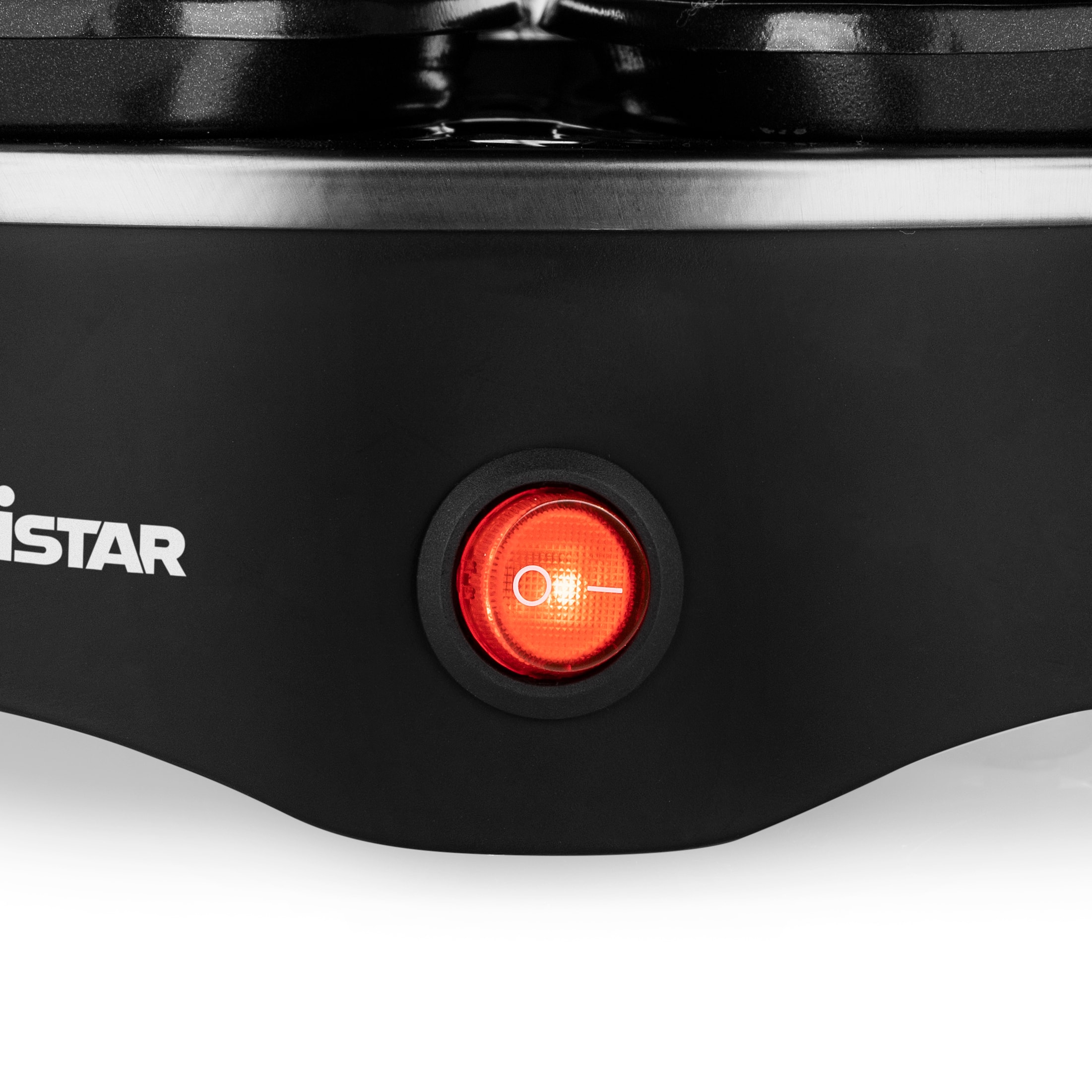 TRISTAR Raclette RA-2998, 6 Personen, 800 W, Grillplatte mit Crepe-Bereich TRISTAR Raclette RA-2998, 6 Personen, 800 W, Grillplatte mit Crepe-Bereich