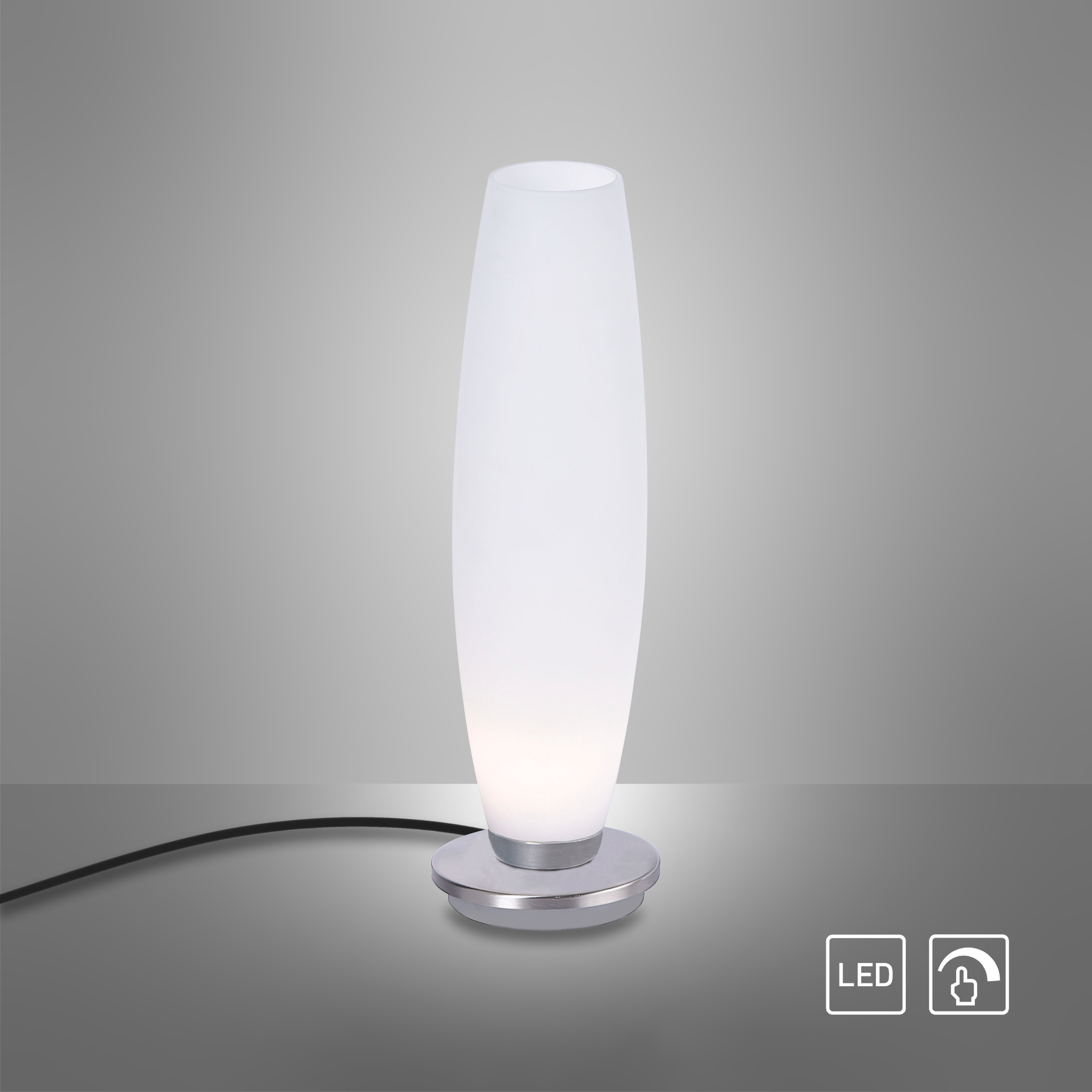PAUL NEUHAUS LED-Tischleuchte 4027-55 stahl, 2,6 W, 265 lm, 3000 K PAUL NEUHAUS LED-Tischleuchte 4027-55 stahl, 2,6 W, 265 lm, 3000 K