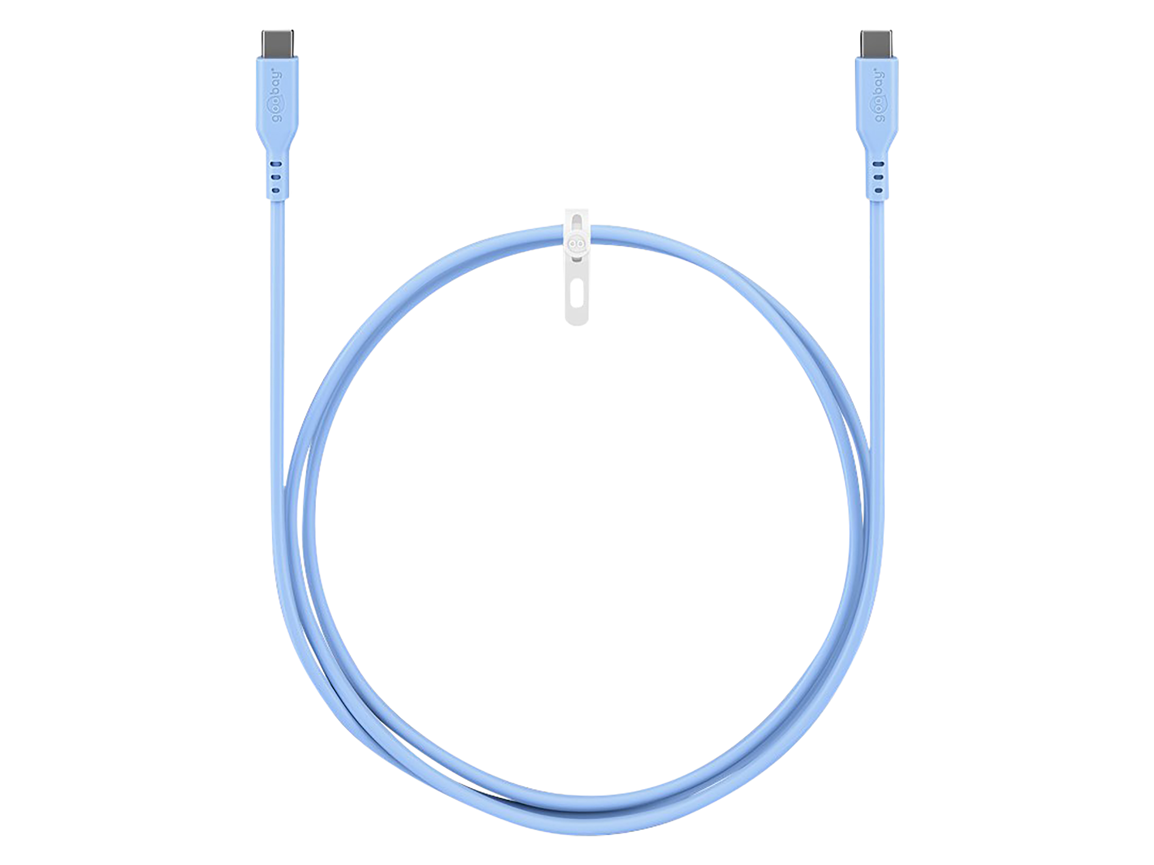 GOOBAY USB-C Kabel 77741 Silikon 1,5m blau GOOBAY USB-C Kabel 77741 Silikon 1,5m weiß