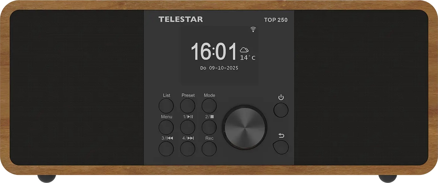 TELESTAR Internetradio TOP 250, DAB+/UKW, Bluetooth, Holzoptik TELESTAR Internetradio TOP 250, DAB+/UKW, Bluetooth, Holzoptik