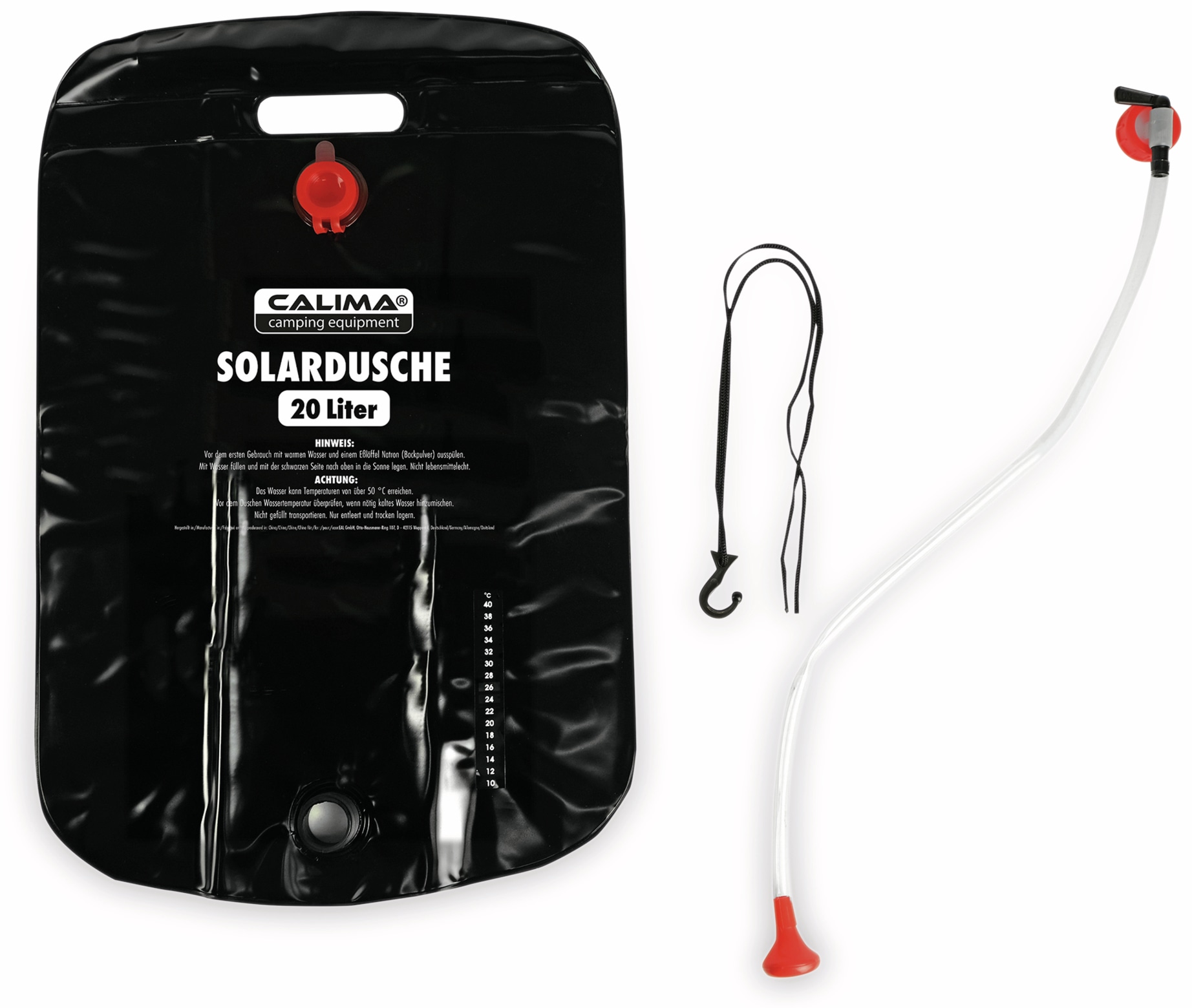 CALIMA CAMPING EQUIPMENT Campingdusche, 20 l, schwarz CALIMA CAMPING EQUIPMENT Campingdusche, 20 l, schwarz