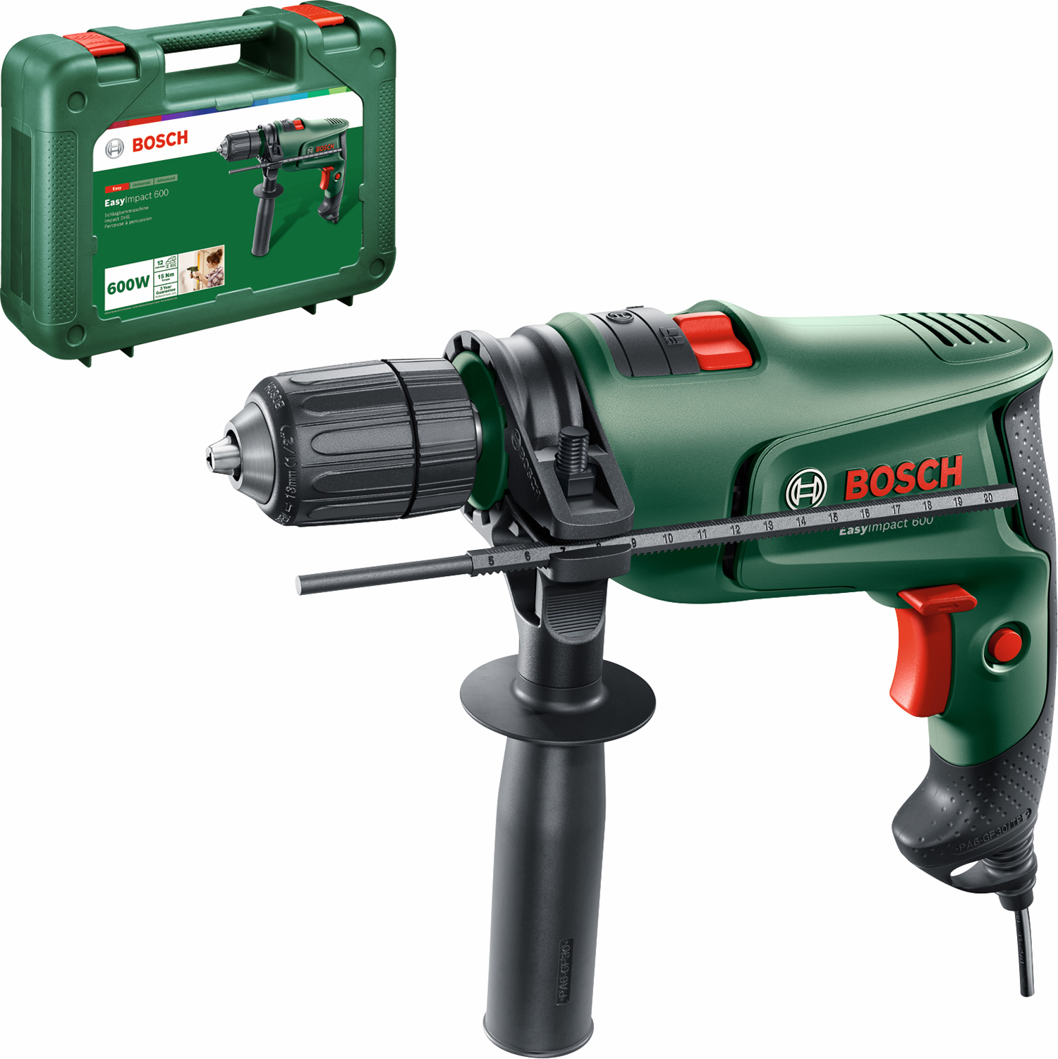 BOSCH Schlagbohrmaschine EasyImpact 600, 0603133000 BOSCH Schlagbohrmaschine EasyImpact 600, 0603133000