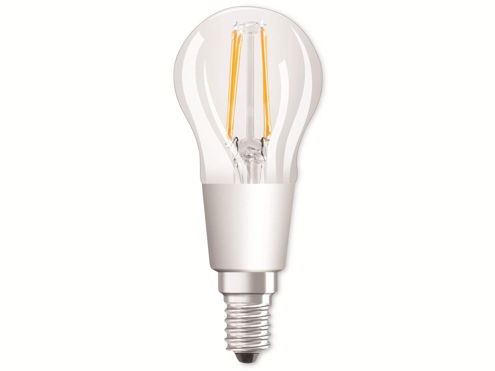 LEDVANCE LED-Filament-Lampe, CLP40D, E14, EEK: E, 4W, 470lm, 2700K, WiFi LEDVANCE LED-Filament-Lampe, CLP40D, E14, EEK: E, 4W, 470lm, 2700K, WiFi