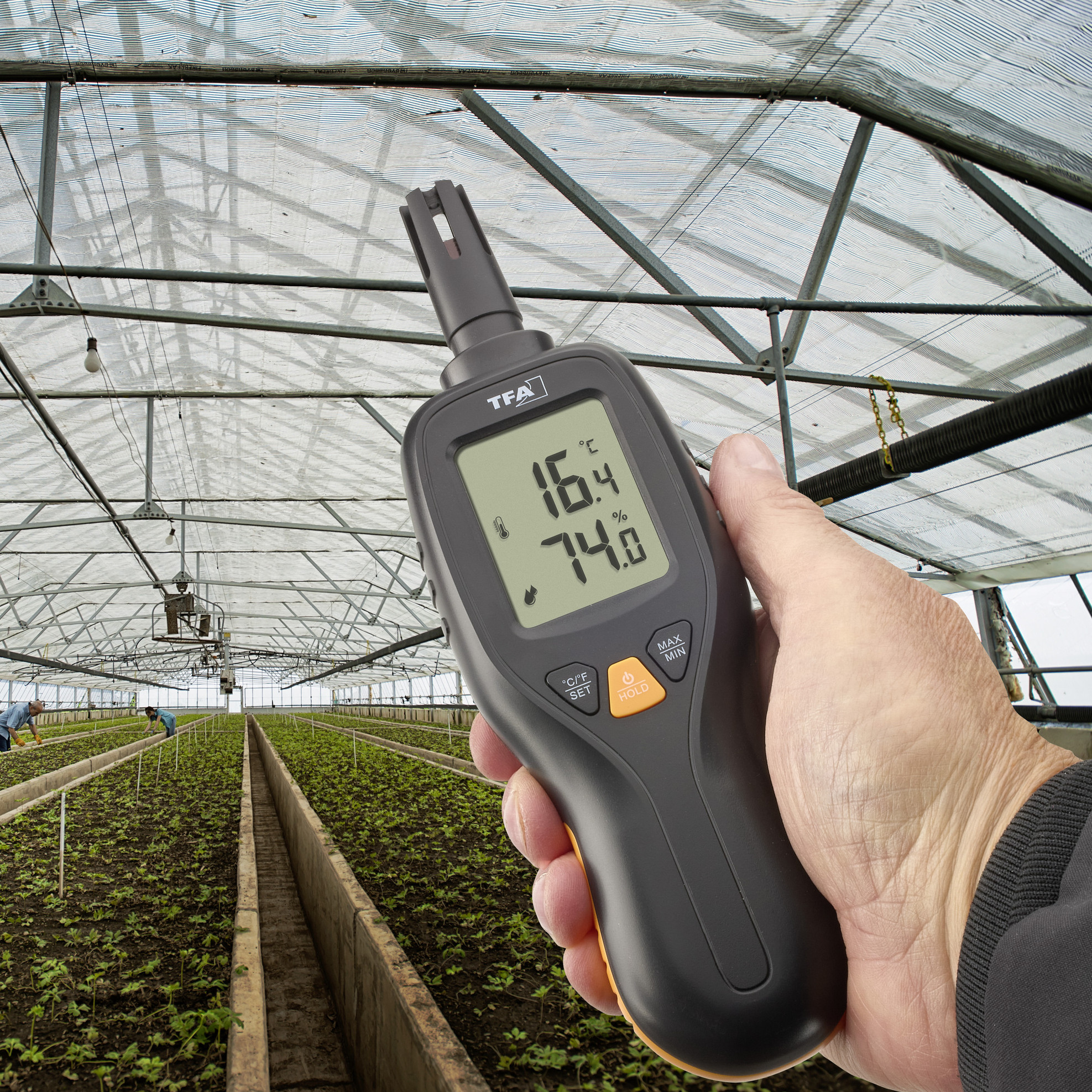 TFA Digitales Profi-Thermo-Hygrometer, schwarz TFA Digitales Profi-Thermo-Hygrometer, schwarz