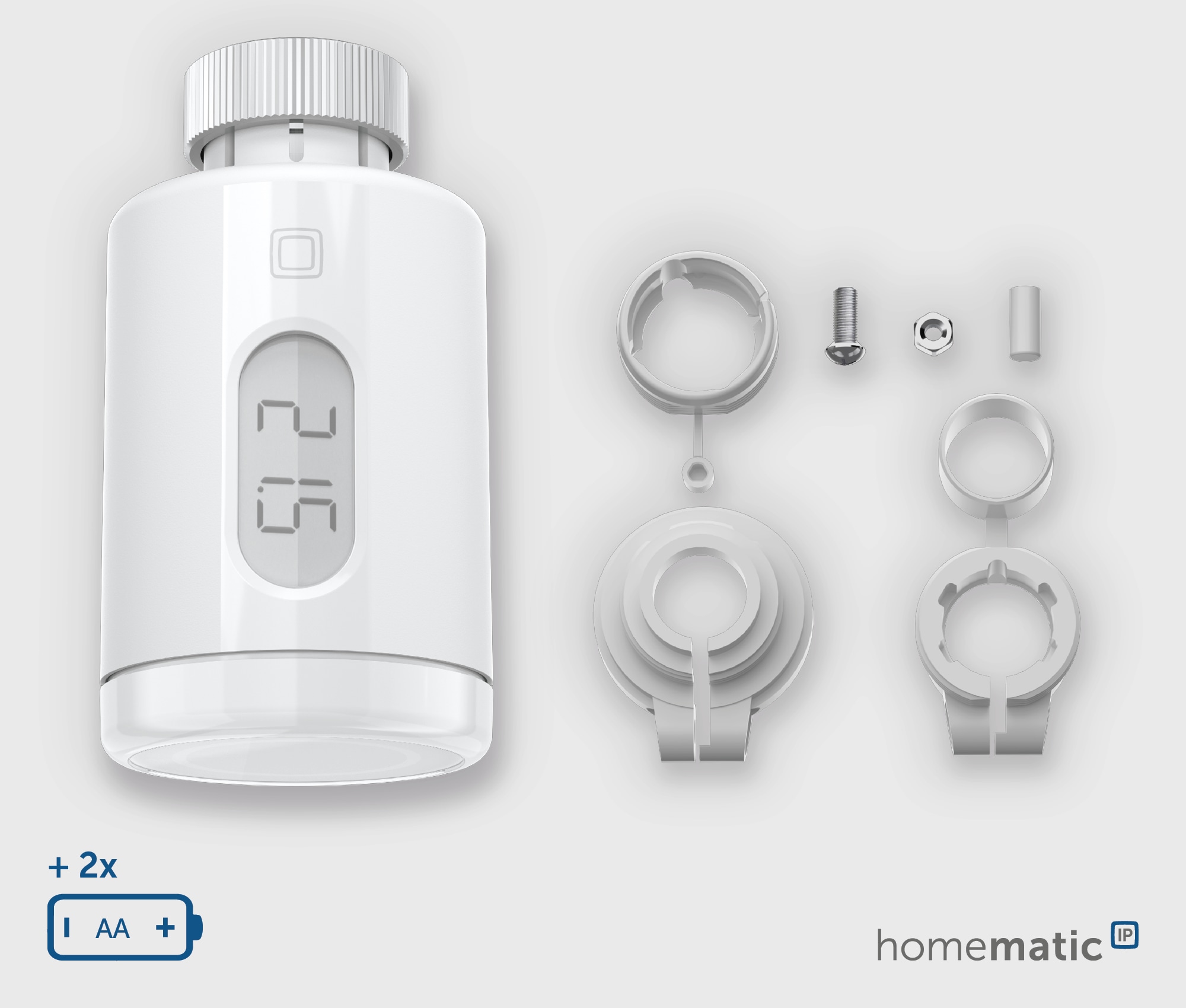HOMEMATIC IP 161046A0, Heizkörper-Thermostat pure HOMEMATIC IP 161046A0, Heizkörper-Thermostat pure