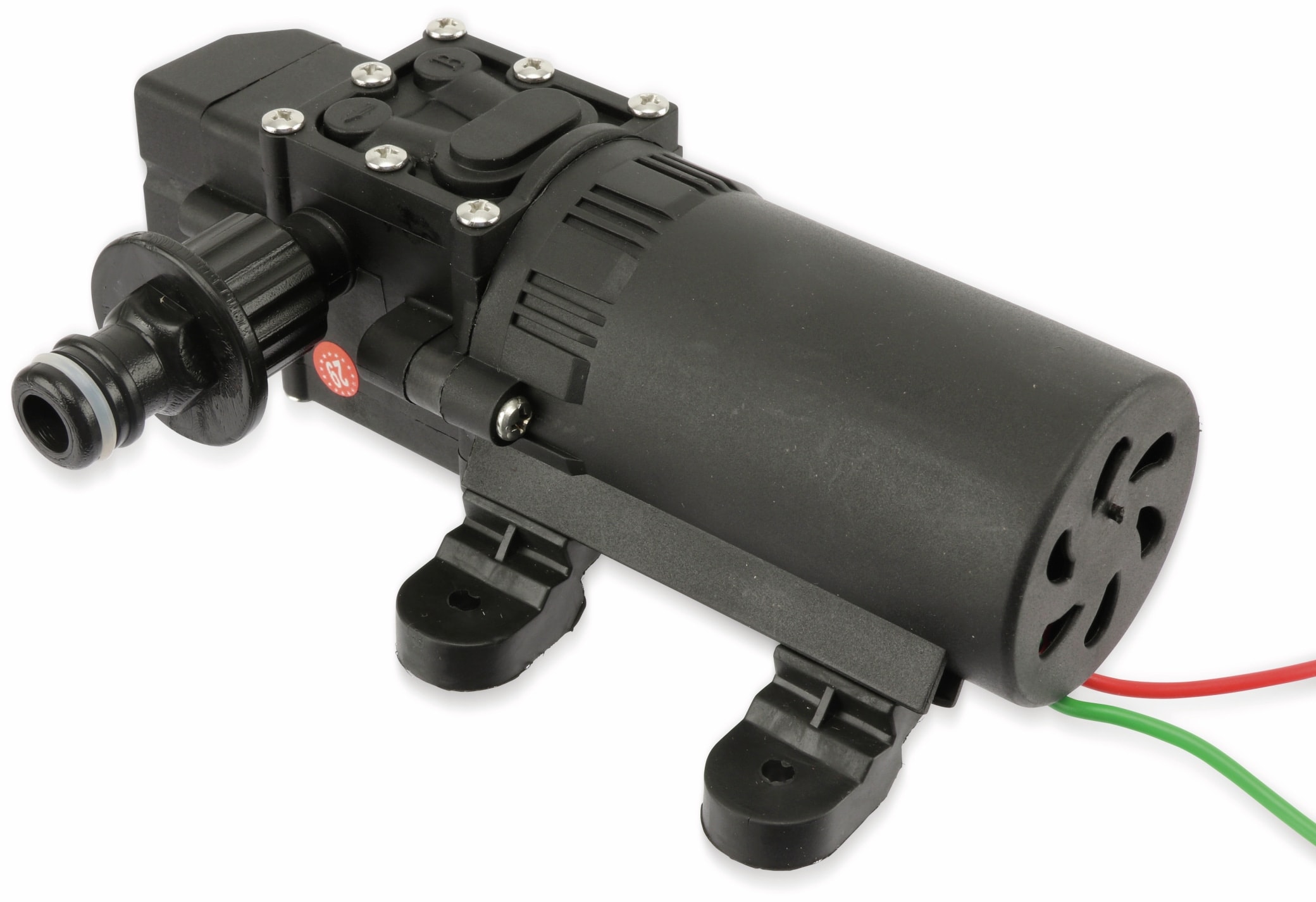 Hochdruck-Wasserpumpe WP-165, 12 V-, 6 l/min. Hochdruck-Wasserpumpe WP-165, 12 V-, 6 l/min.