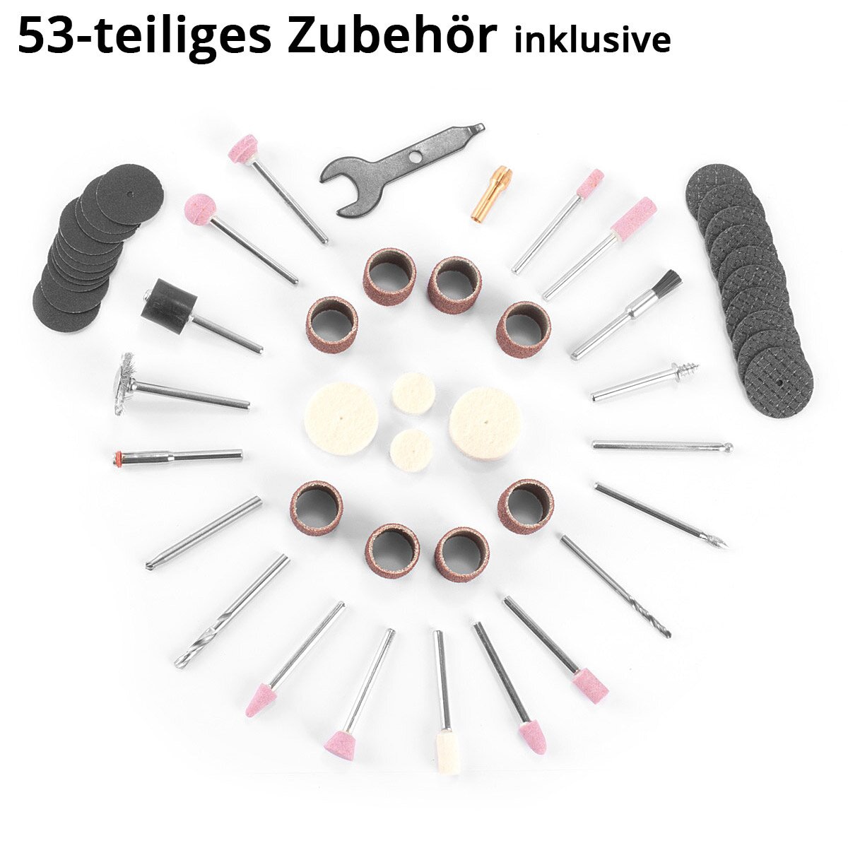 STAHLWERK Akku-Mehrzweckschleifer AMF-80, 4211, mit 53-teiligem Zubehör STAHLWERK Akku-Mehrzweckschleifer AMF-80, 4211, mit 53-teiligem Zubehör