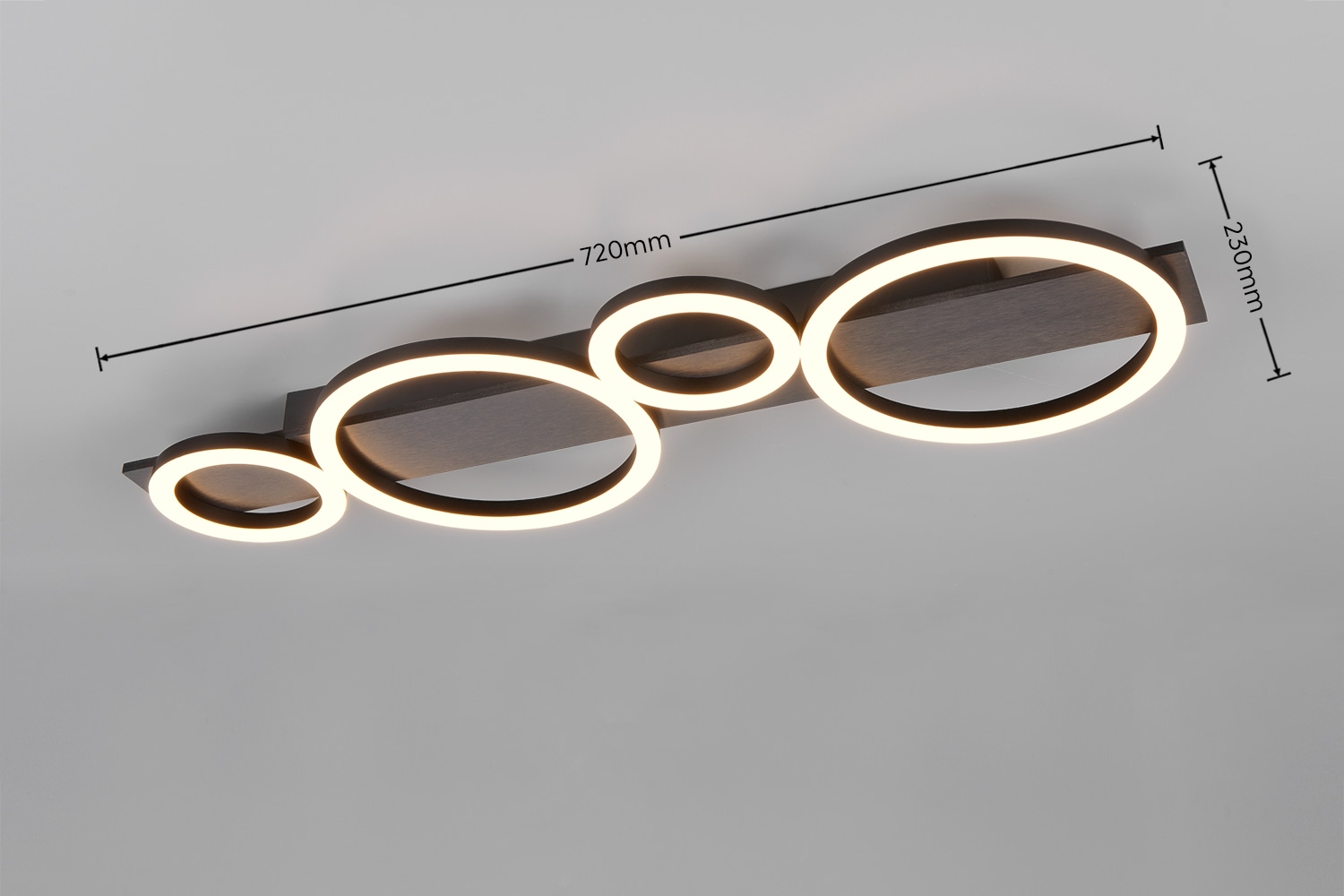 REALITY LED-Deckenleuchte LUMOS, R64821109, 26,5W, 3100lm, 3000K, alu REALITY LED-Deckenleuchte LUMOS, R64821109, 26,5W, 3100lm, 3000K, alu
