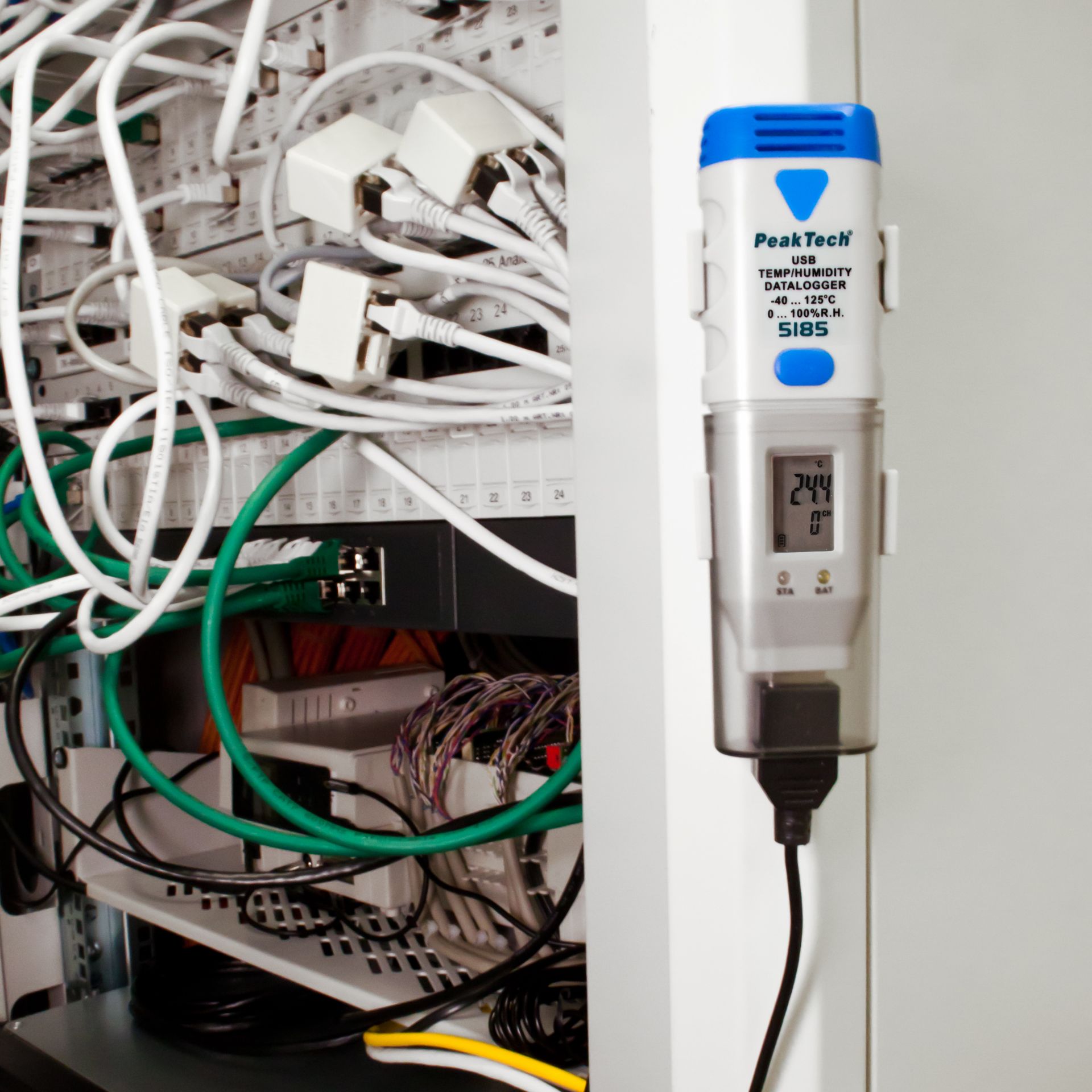 PEAKTECH USB-Datenlogger P 5185, Temperatur und Luftfeuchtigkeit PEAKTECH USB-Datenlogger P 5185, Temperatur und Luftfeuchtigkeit