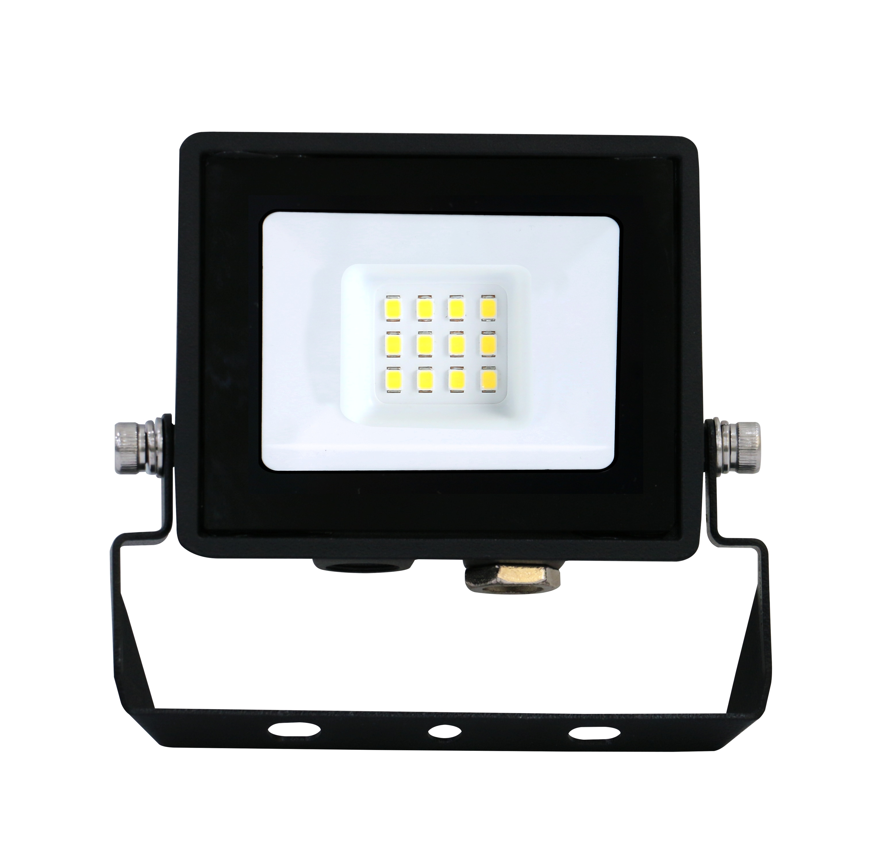 BLULAXA LED-Fluter, EEK: F, 10W, 800lm, 4000K, schwarz